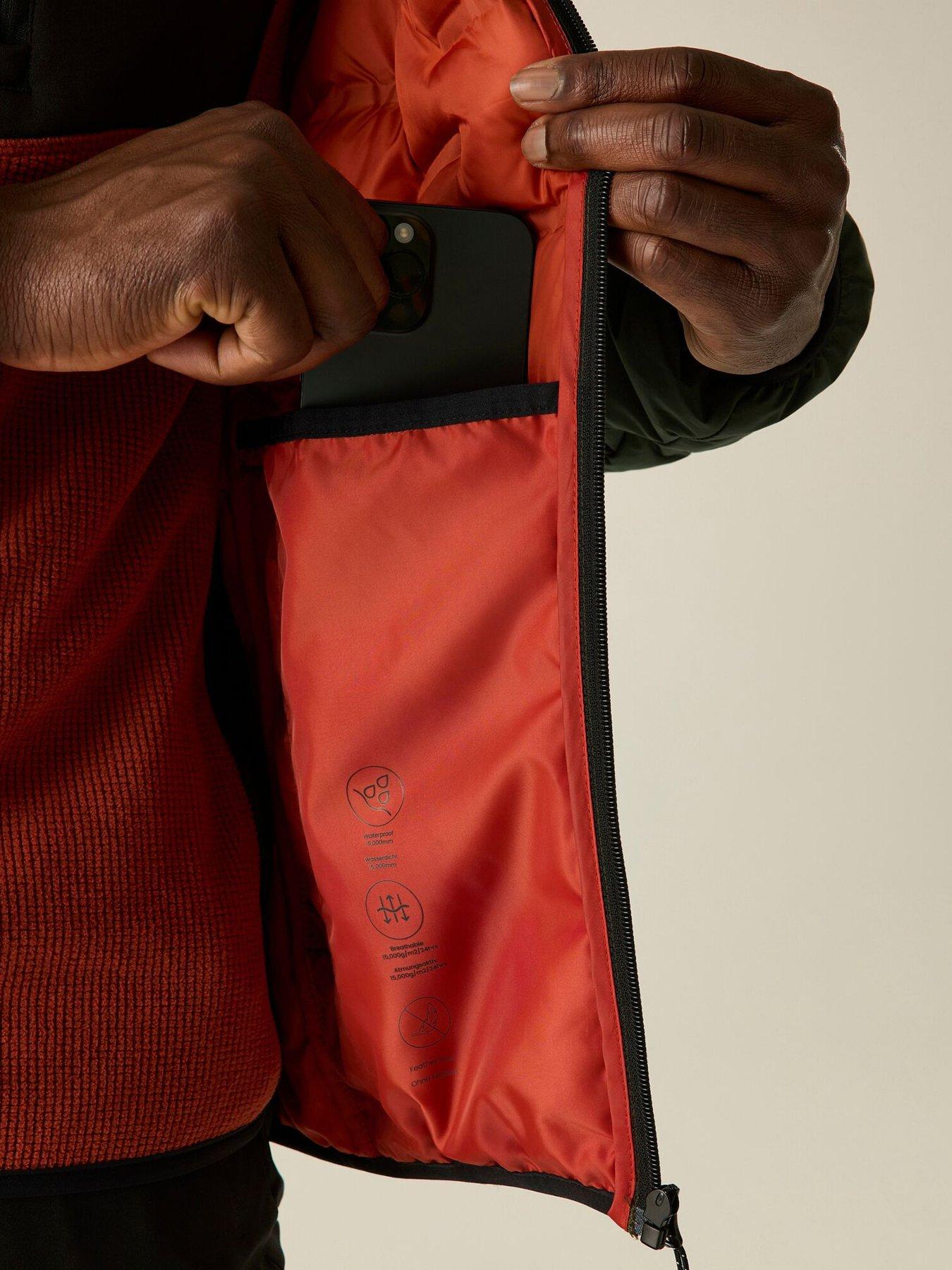 Image 7 of 7 of Regatta Mens Astrel Baffled/quilted -dark Khaki (rooibos Tea).