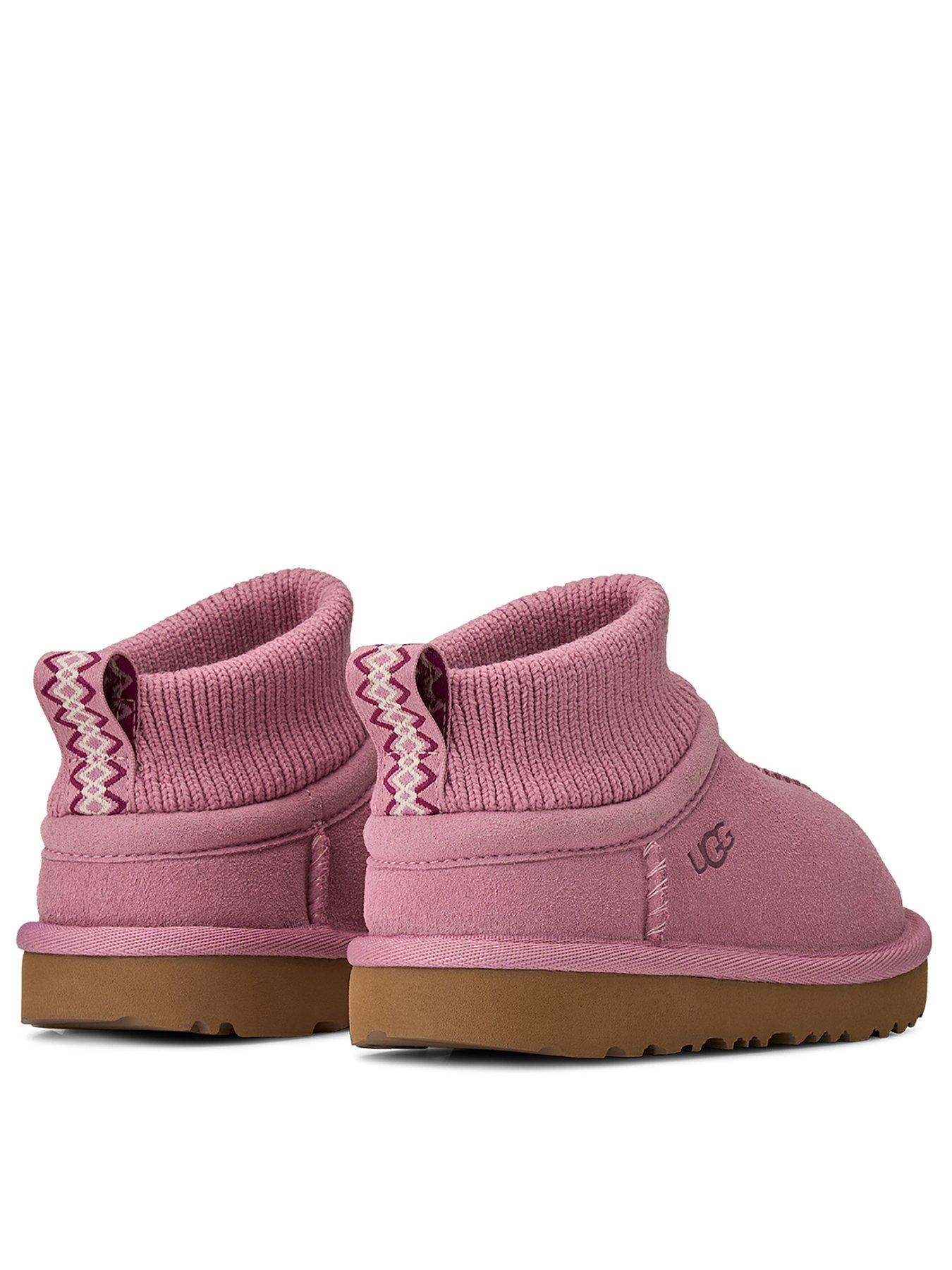 Image 2 of 5 of UGG Infant Classic Ultra Stretch Cuff Boot - Dusty Orchid