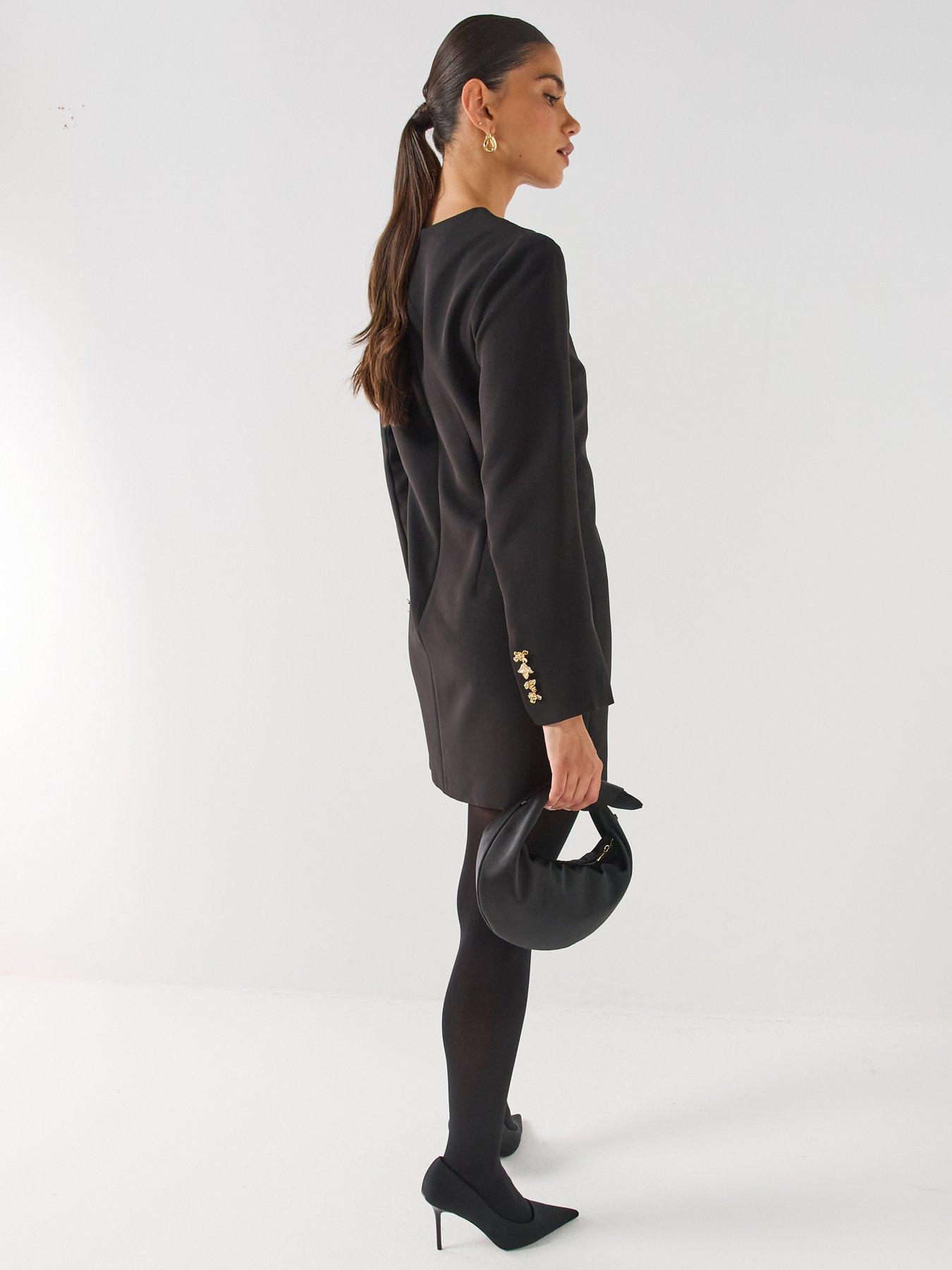Image 5 of 6 of Vero Moda Sandy Gold Button Mini Dress