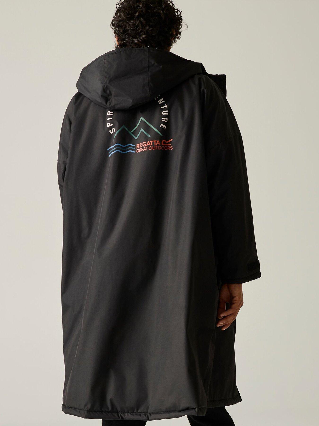 Image 2 of 7 of Regatta Mens Adult Waterproof Changing Robe Robes -black