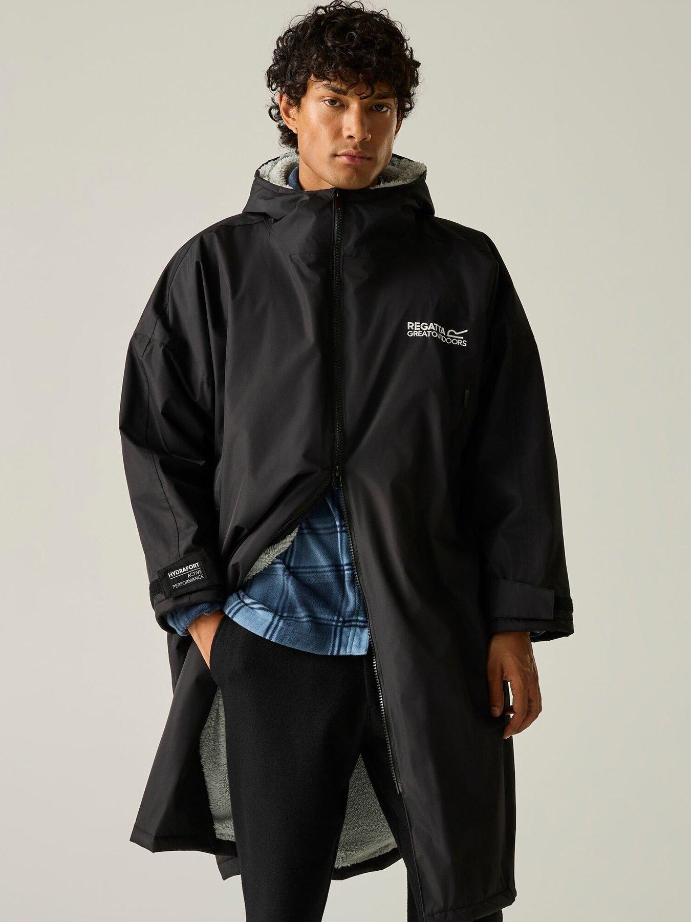 Image 5 of 7 of Regatta Mens Adult Waterproof Changing Robe Robes -black