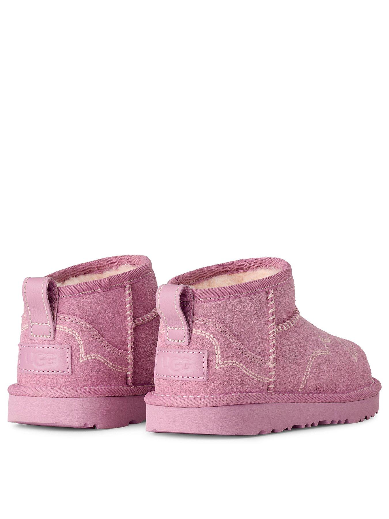 Image 3 of 6 of UGG Junior Classic Ultra Mini Western - Dusty Orchid