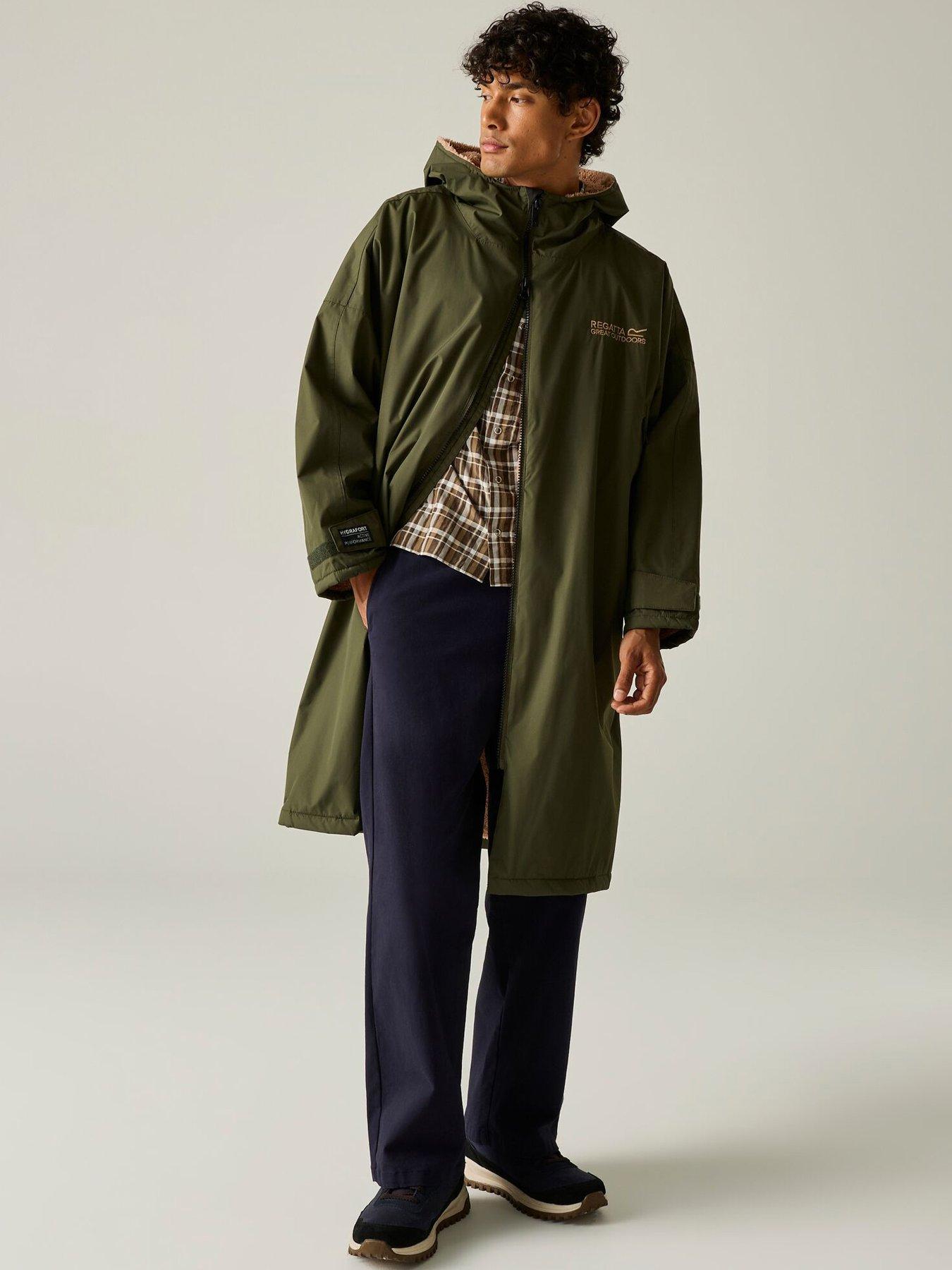 Image 1 of 7 of Regatta Mens Adult Waterproof Changing Robe Robes -dark Khaki
