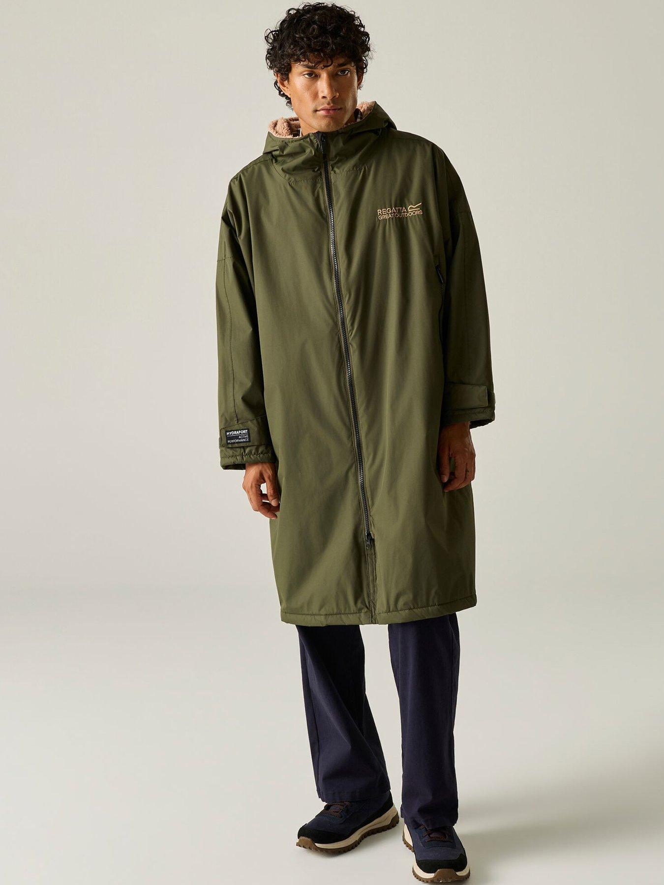 Image 3 of 7 of Regatta Mens Adult Waterproof Changing Robe Robes -dark Khaki