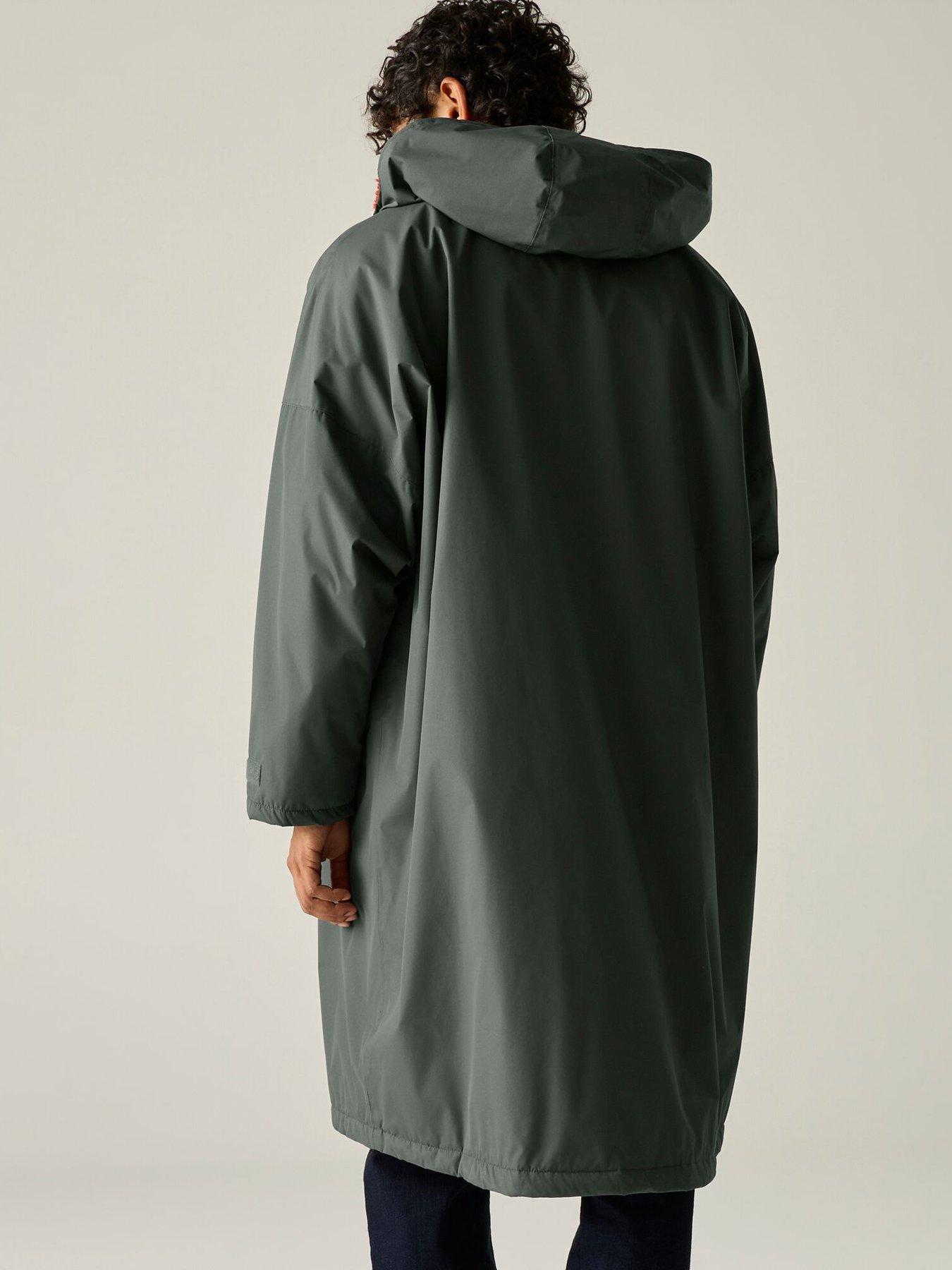 Image 2 of 7 of Regatta Mens Adult Waterproof Changing Robe Robes -iron(abstract Mountain)