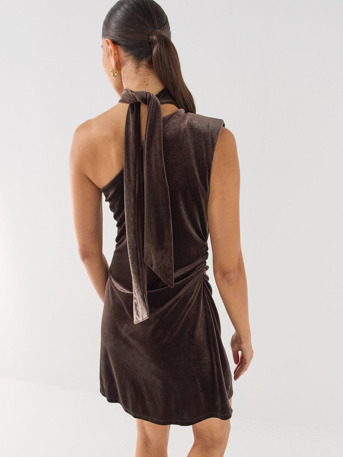 Image 2 of 6 of Vero Moda Rikke One Shoulder Mini Dress