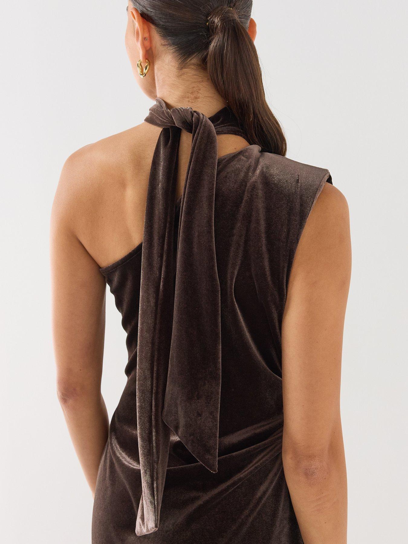 Image 4 of 6 of Vero Moda Rikke One Shoulder Mini Dress