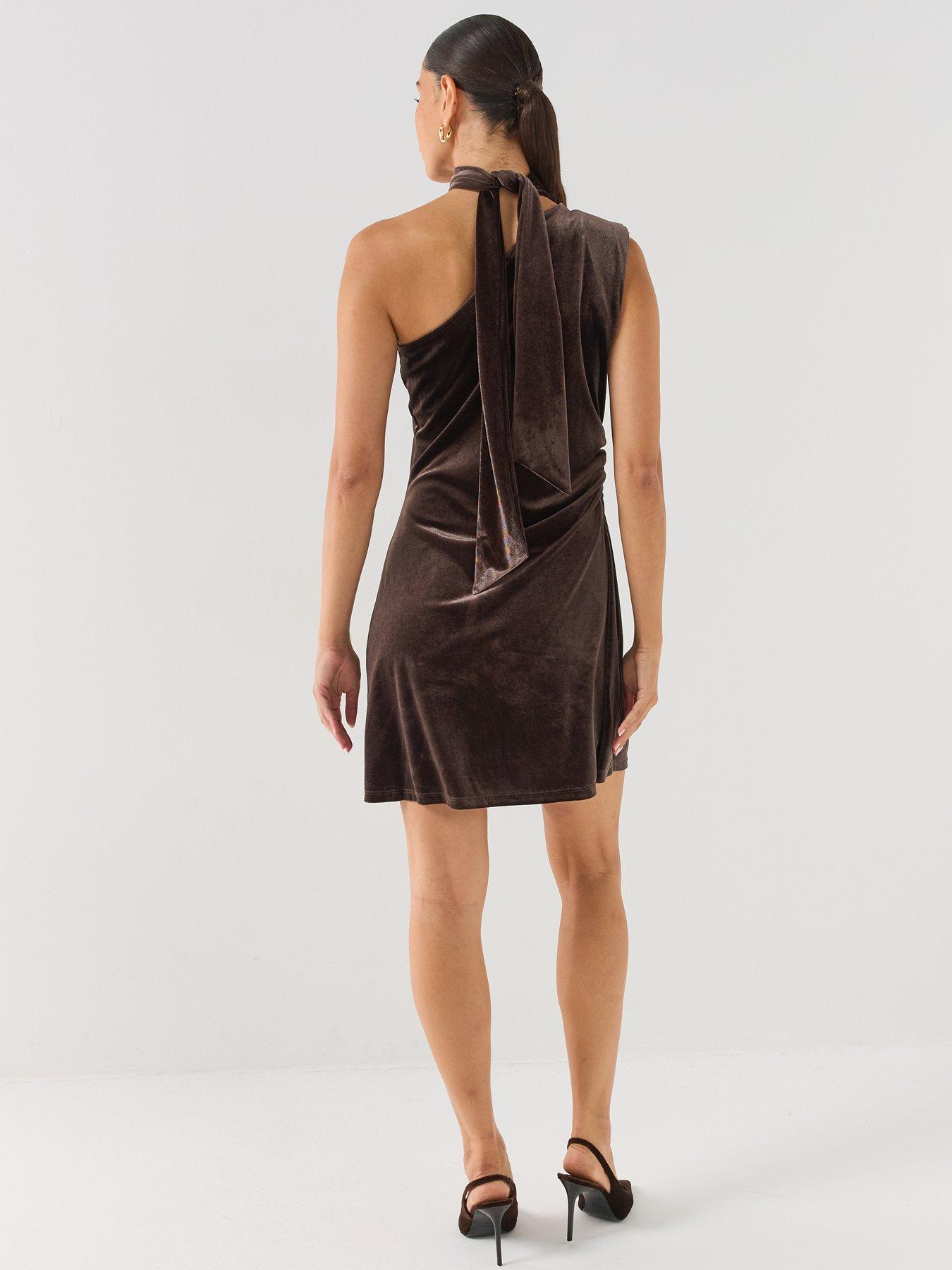 Image 5 of 6 of Vero Moda Rikke One Shoulder Mini Dress