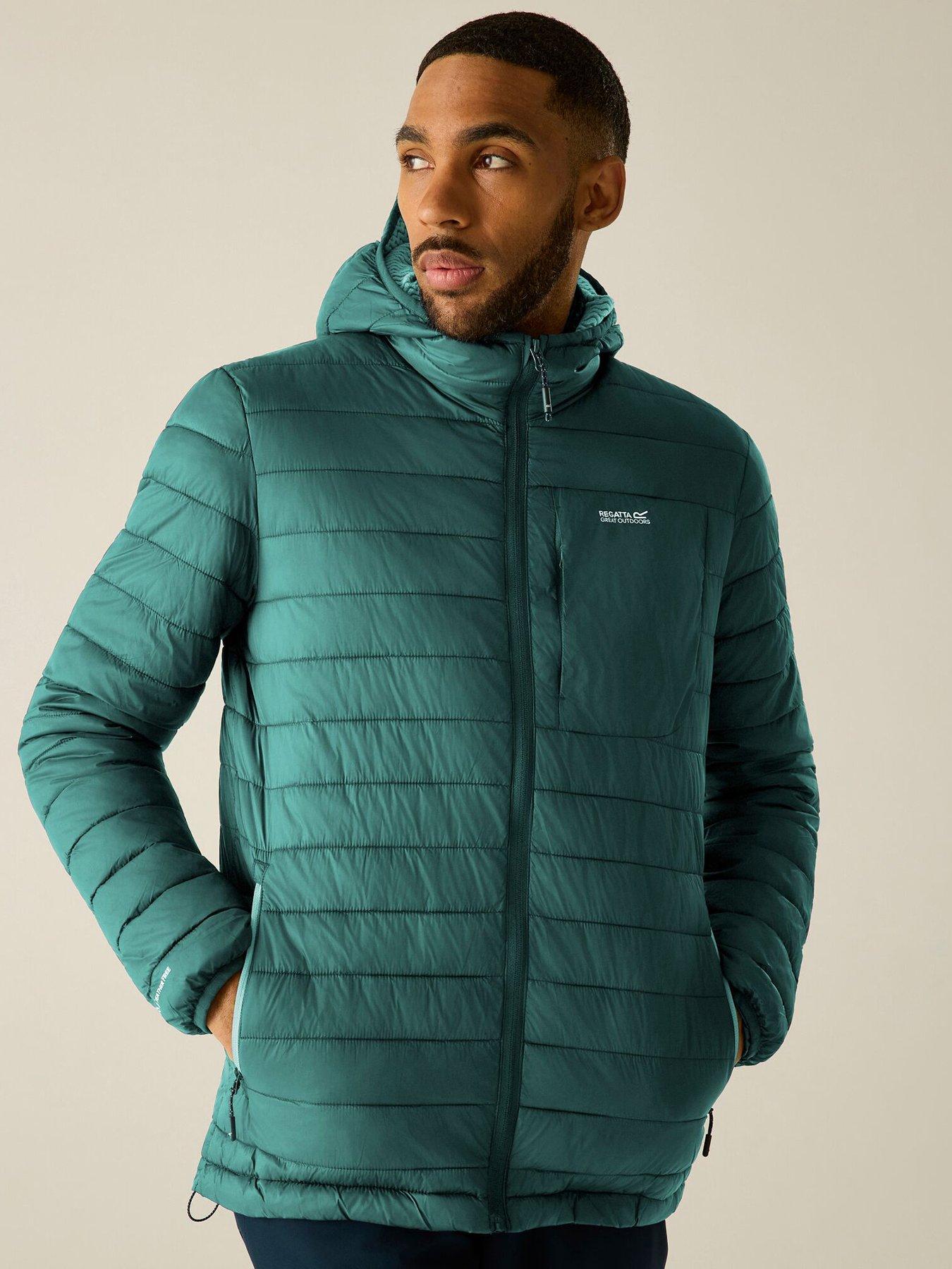 Regatta Mens Lightfell Baffled/quilted -dark Forest Green/ Black.