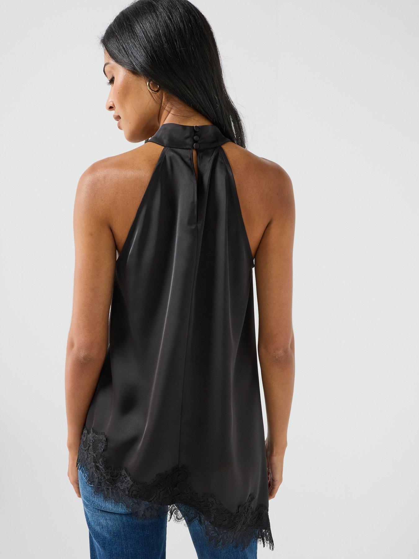 Image 2 of 5 of JDY Womens Jdydenise Halterneck Top - Black
