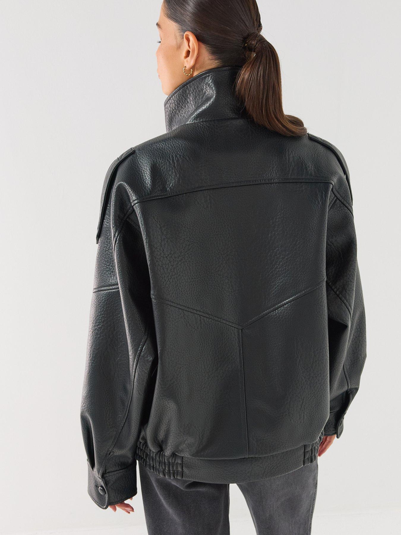 Image 2 of 6 of Only Vani Faux Leather Jacket