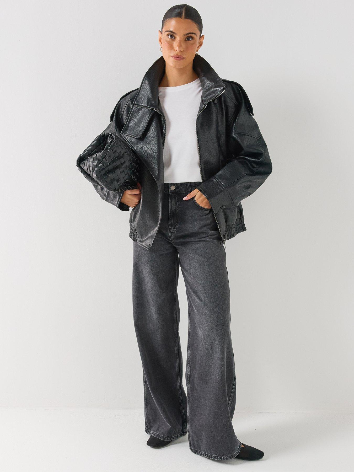 Image 3 of 6 of Only Vani Faux Leather Jacket