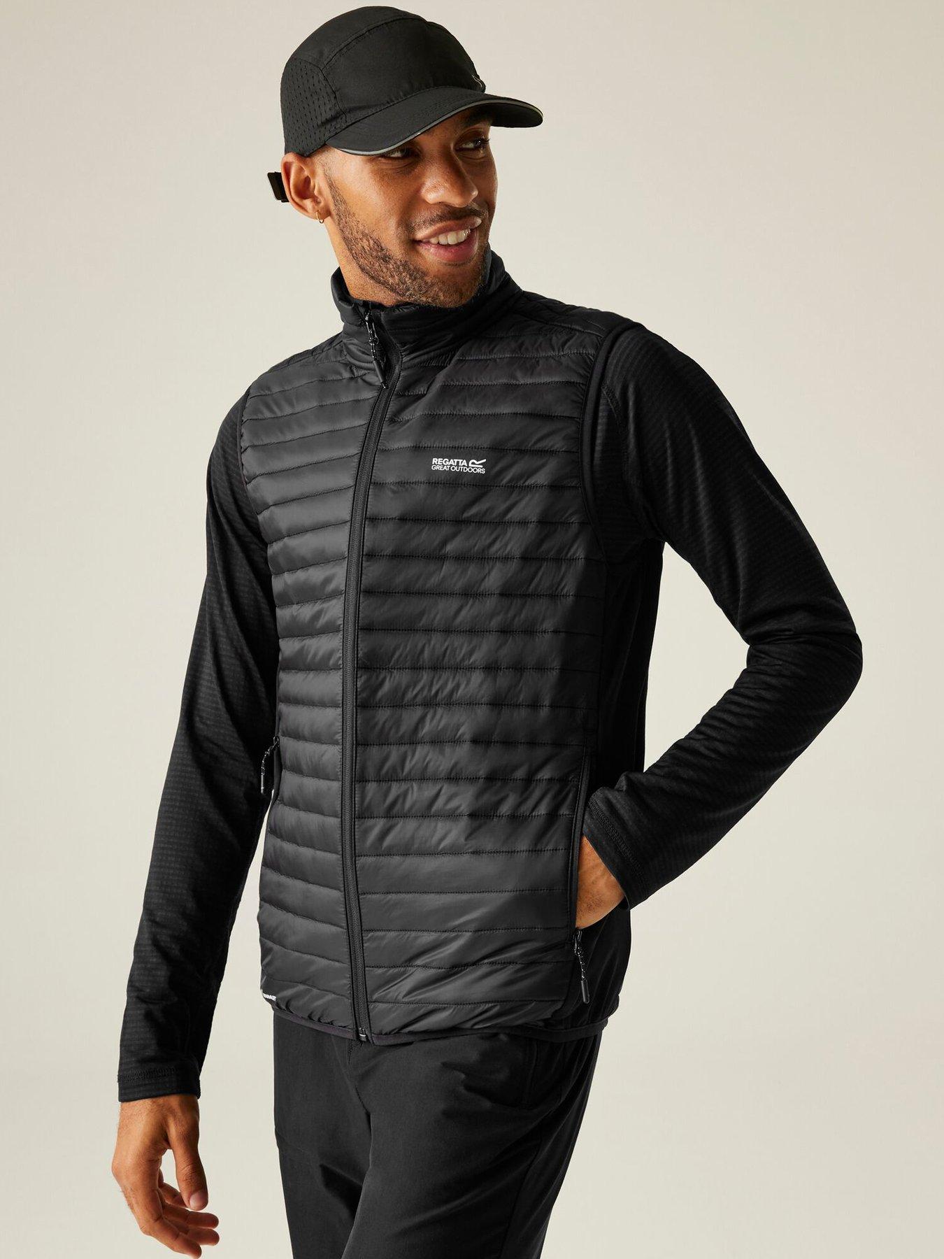 Regatta Mens Andreson Hybrid B/w Gilets  &  Bodywarmers -black