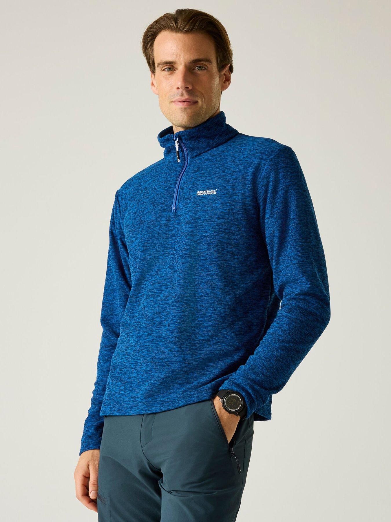 Regatta Mens Thompson Marl Fleece -olympian Blue