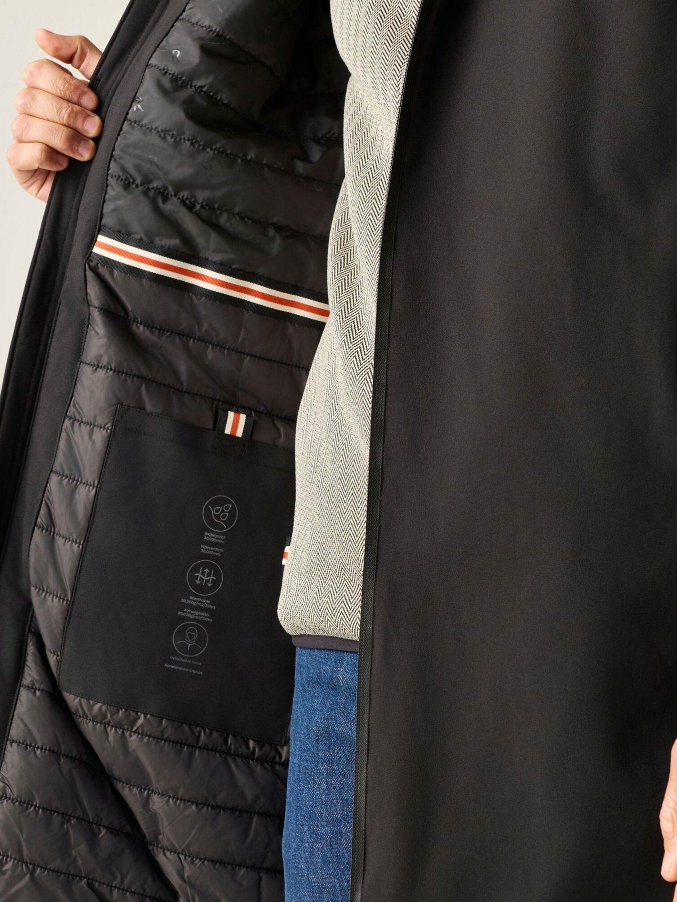 Image 7 of 7 of Regatta Mens Merzen Waterproof Insulated Jacket -black