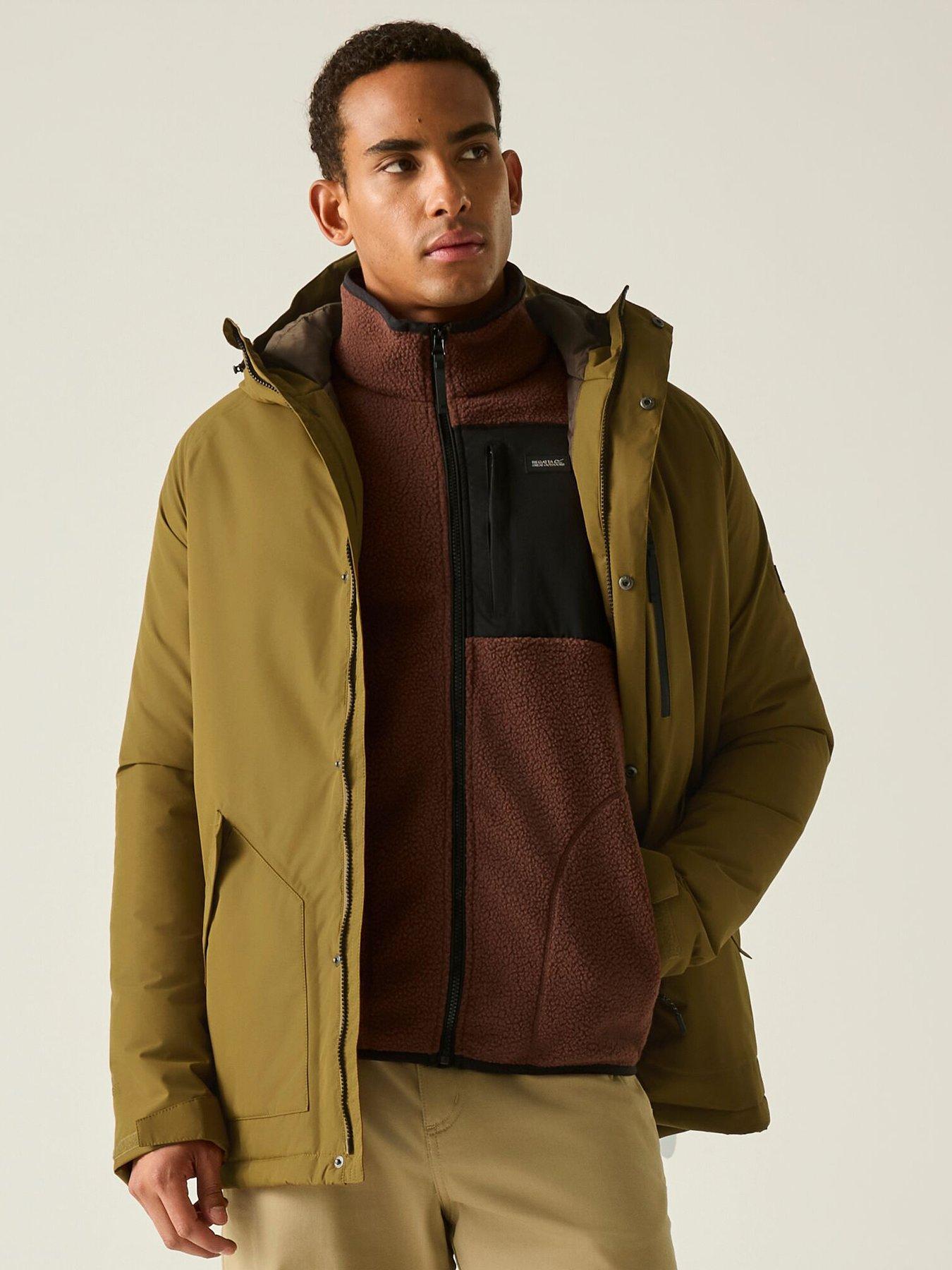 Image 1 of 7 of Regatta Mens Slyvan Waterproof Insulated Jacket -rich Tan(ground Coffee)