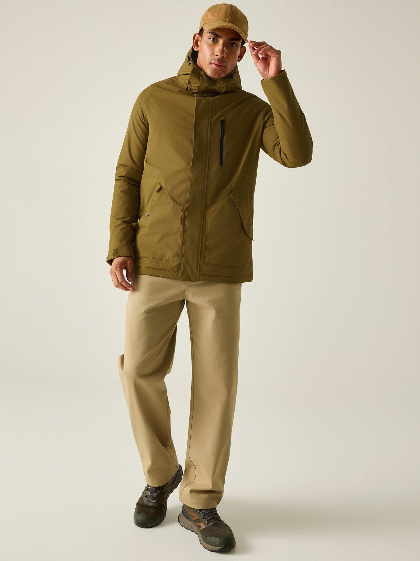 Image 3 of 7 of Regatta Mens Slyvan Waterproof Insulated Jacket -rich Tan(ground Coffee)