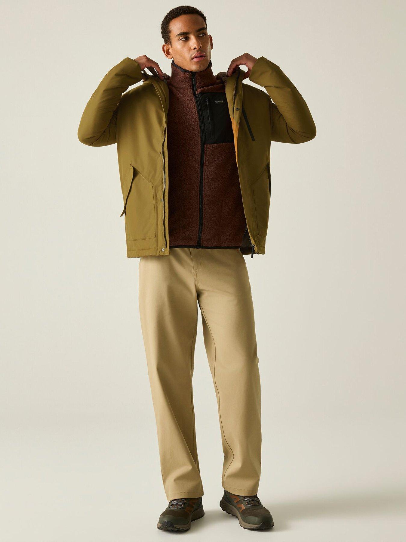 Image 4 of 7 of Regatta Mens Slyvan Waterproof Insulated Jacket -rich Tan(ground Coffee)
