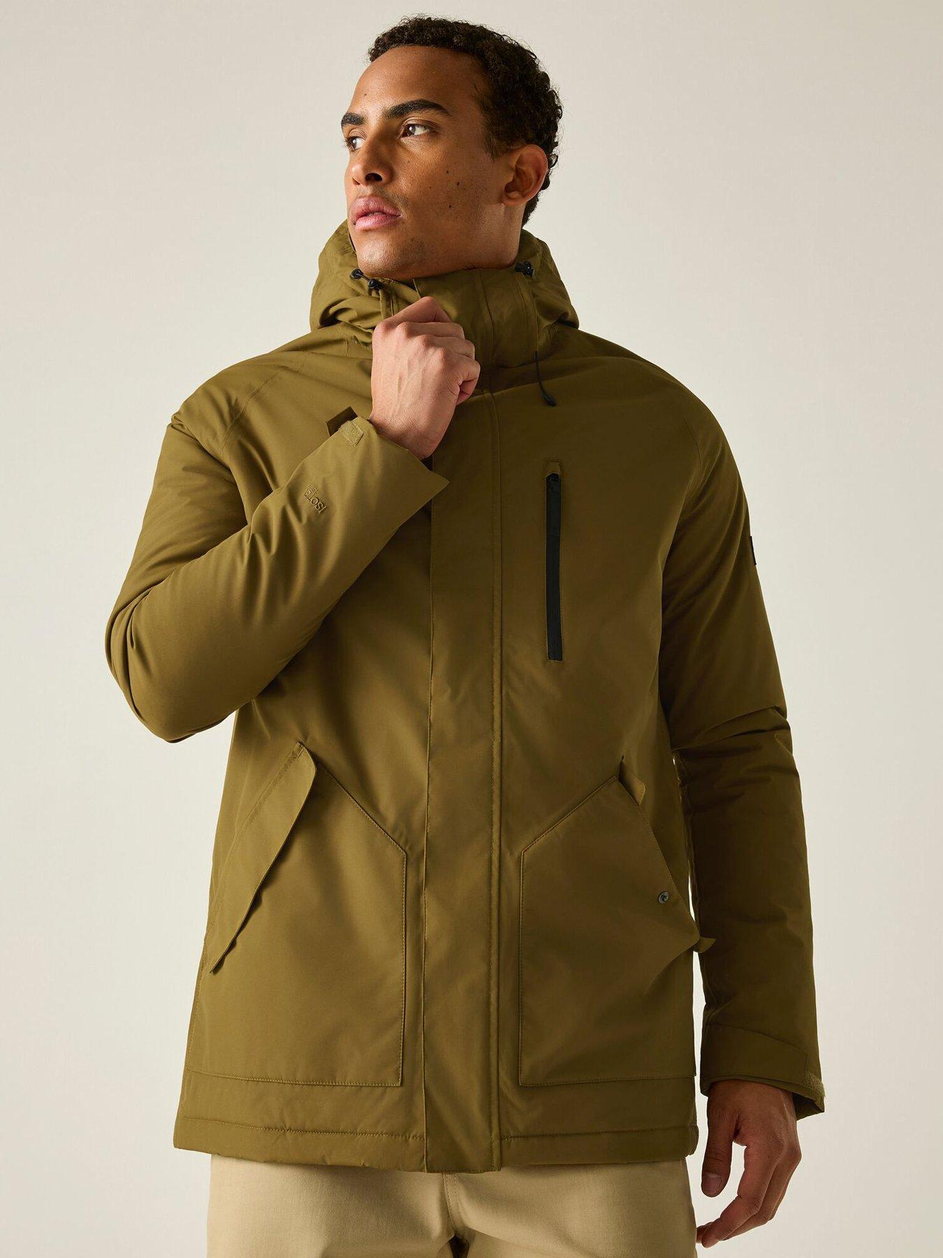 Image 6 of 7 of Regatta Mens Slyvan Waterproof Insulated Jacket -rich Tan(ground Coffee)