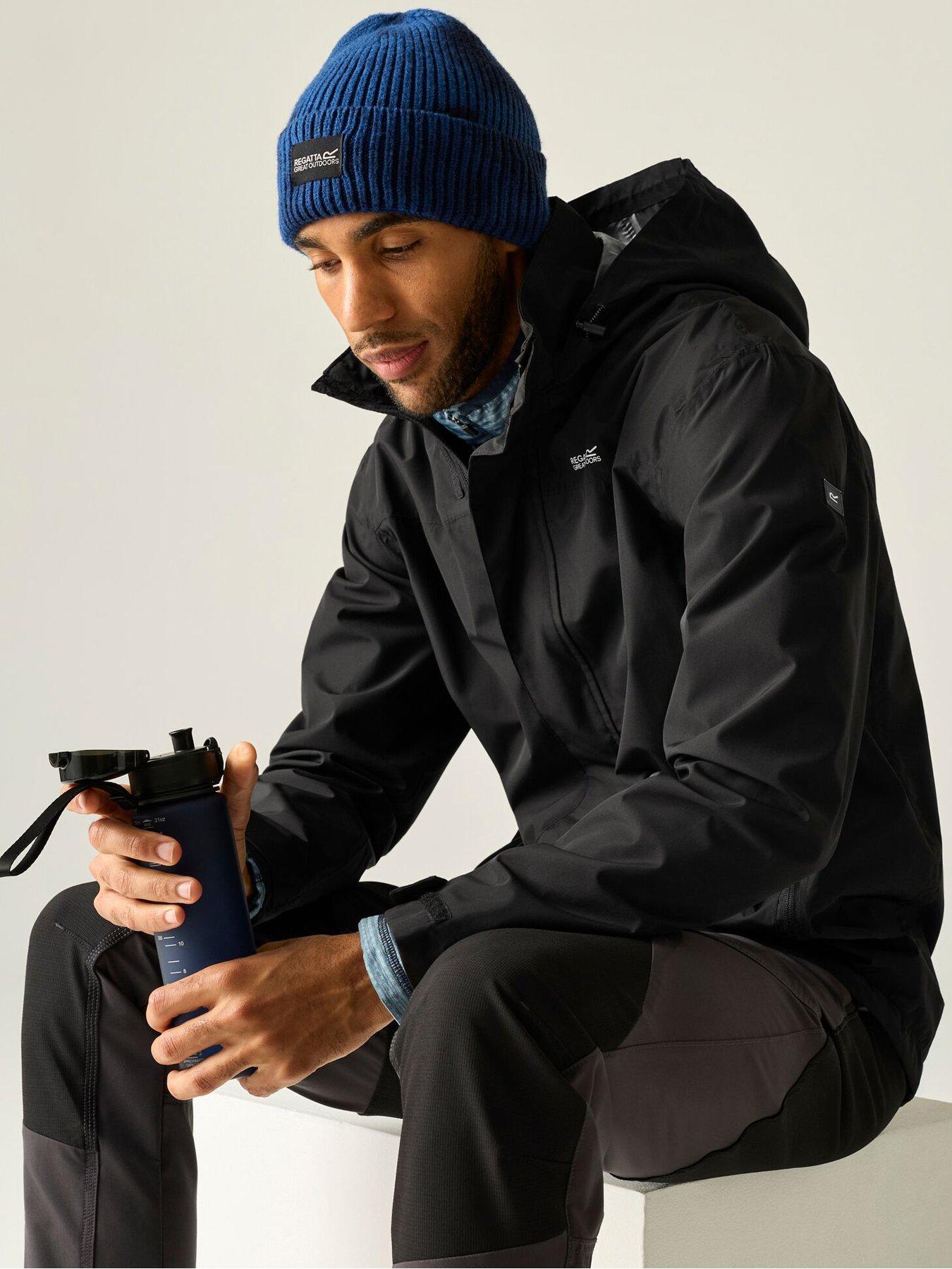 Image 1 of 7 of Regatta Mens Matt Ii Waterproof Shell -black