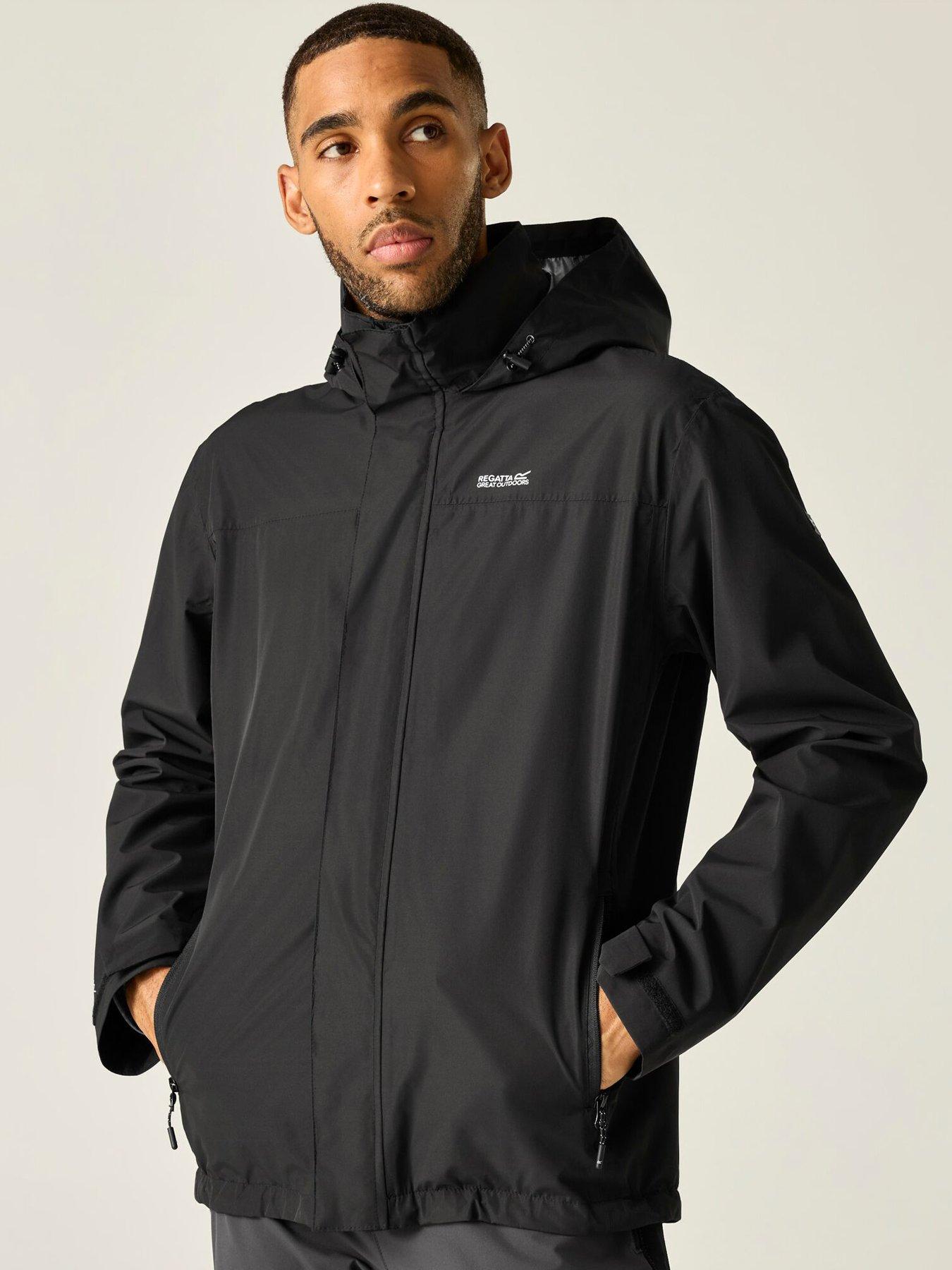 Image 4 of 7 of Regatta Mens Matt Ii Waterproof Shell -black