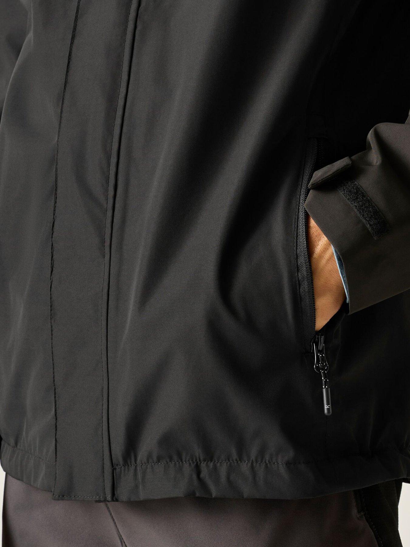 Image 7 of 7 of Regatta Mens Matt Ii Waterproof Shell -black