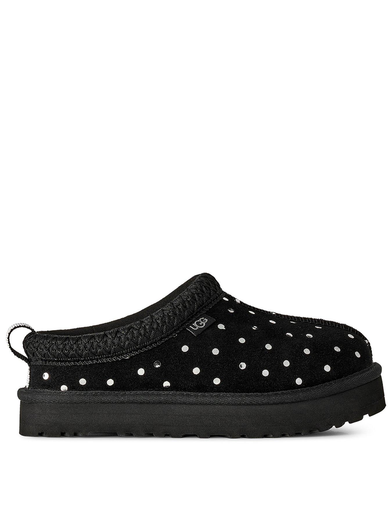Image 1 of 6 of UGG Junior Tazz Shiny Dots Clog - Black