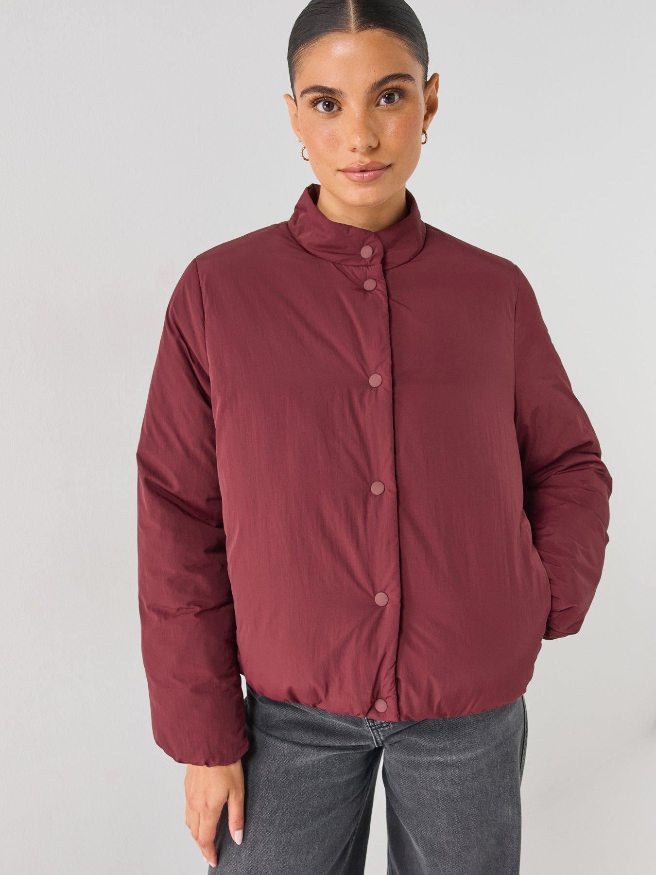 Image 4 of 5 of Vero Moda Womens Vmrosia Padded High Neck Jacket - Multi