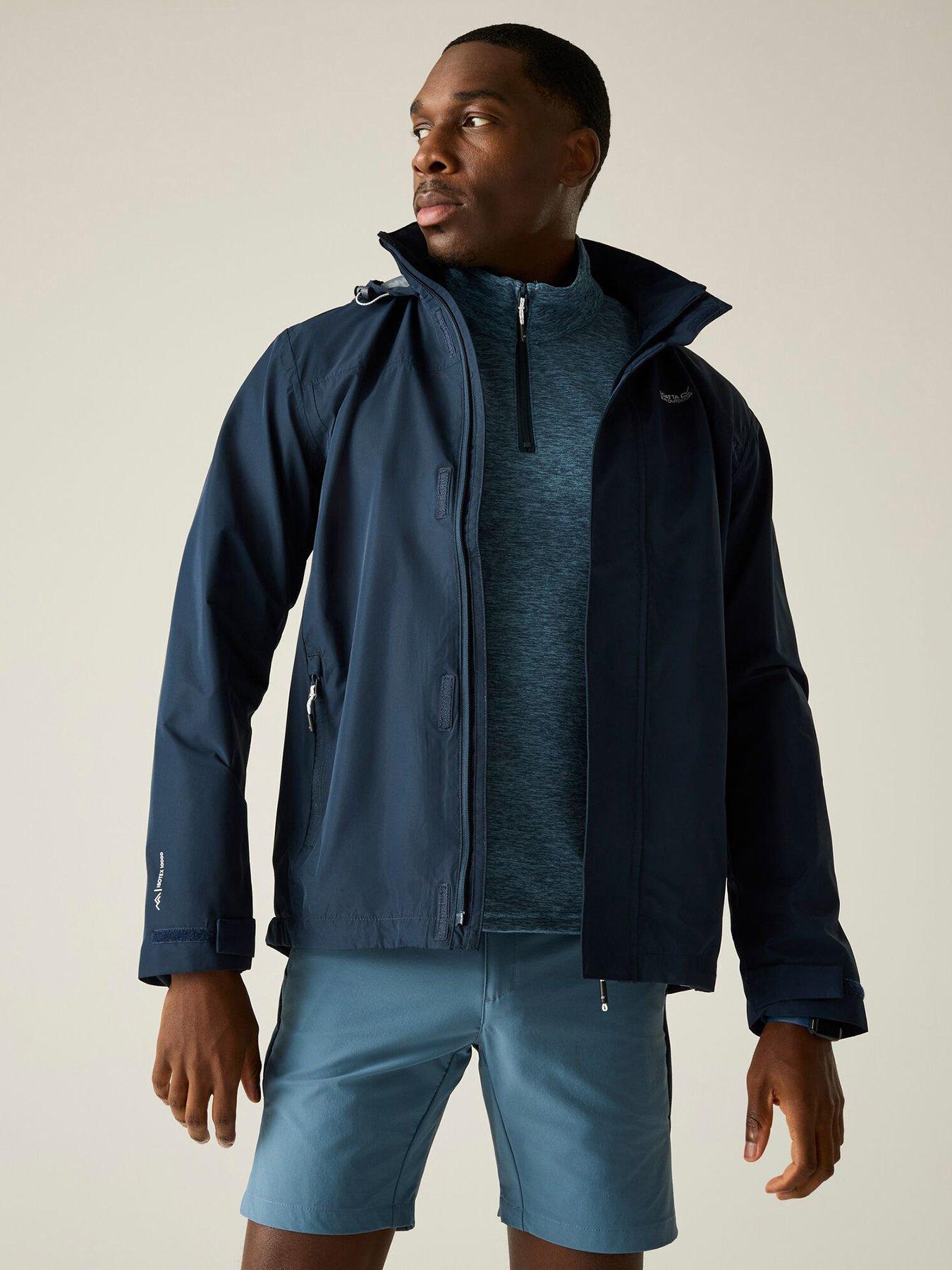 Regatta Mens Matt Ii Waterproof Shell -navy