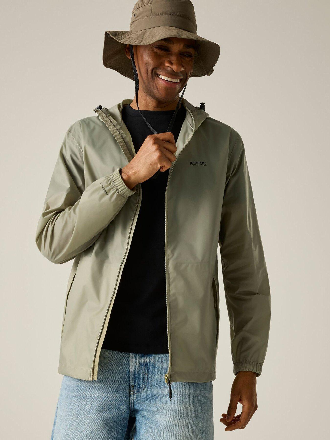 Image 1 of 7 of Regatta Mens Pack It Jacket Iii Waterproof Shell -light Sage.