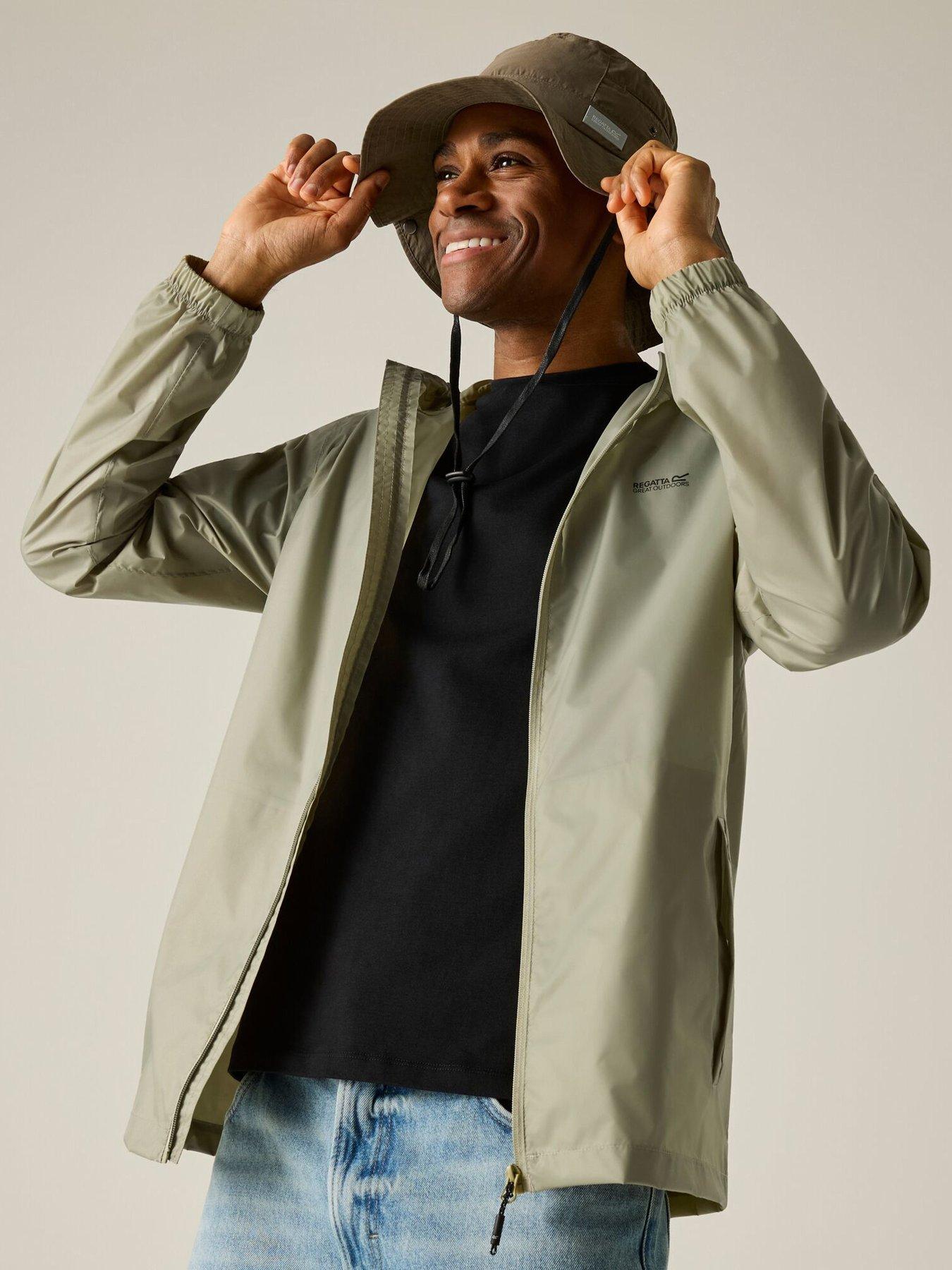 Image 3 of 7 of Regatta Mens Pack It Jacket Iii Waterproof Shell -light Sage.
