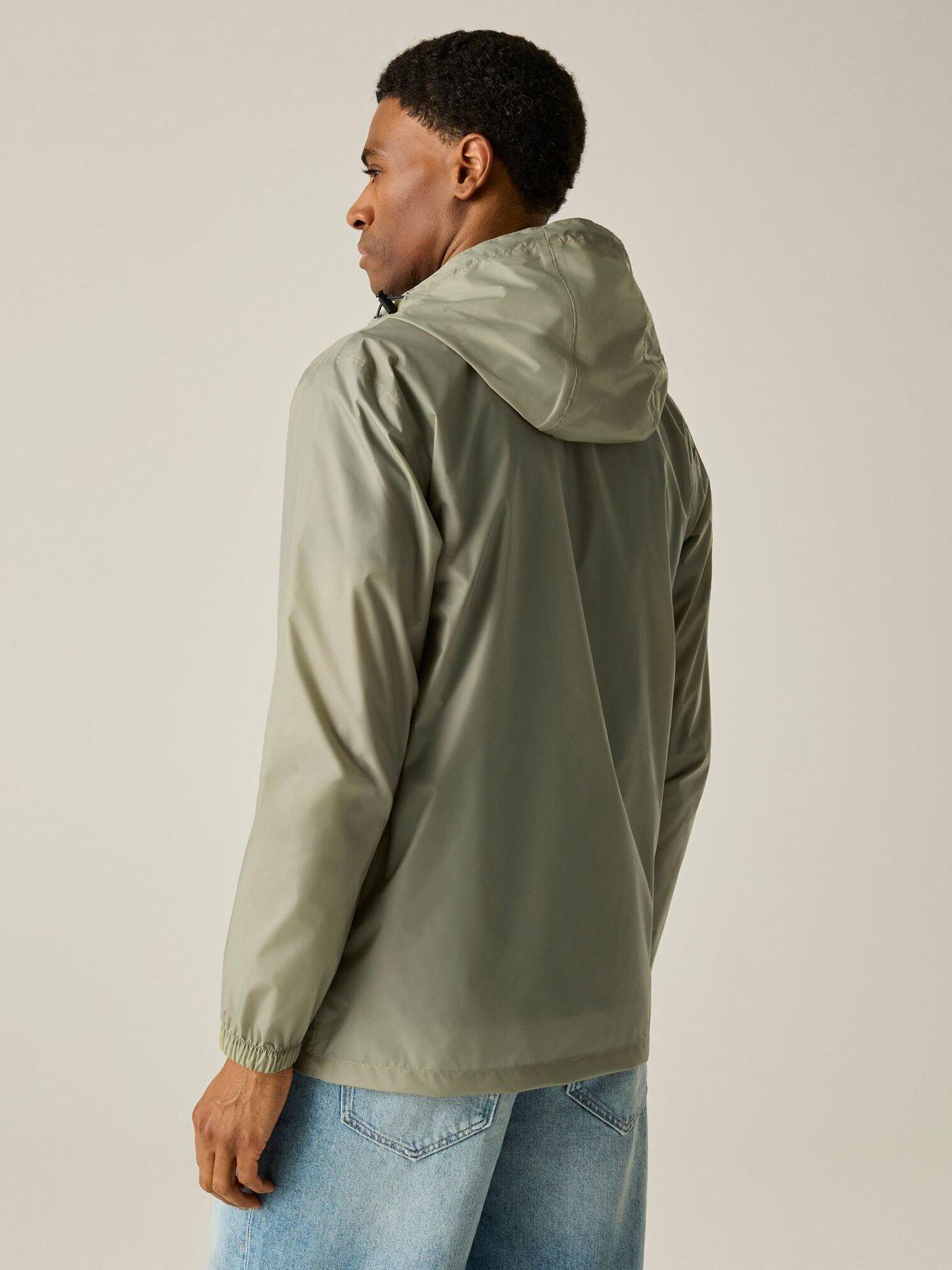 Image 4 of 7 of Regatta Mens Pack It Jacket Iii Waterproof Shell -light Sage.