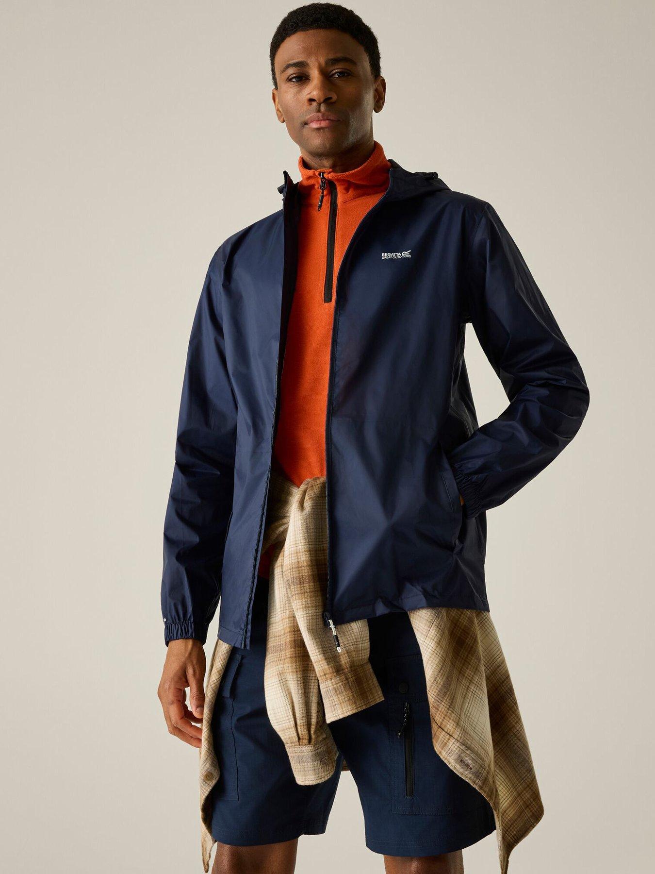Regatta Mens Pack It Jacket Iii Waterproof Shell -navy.