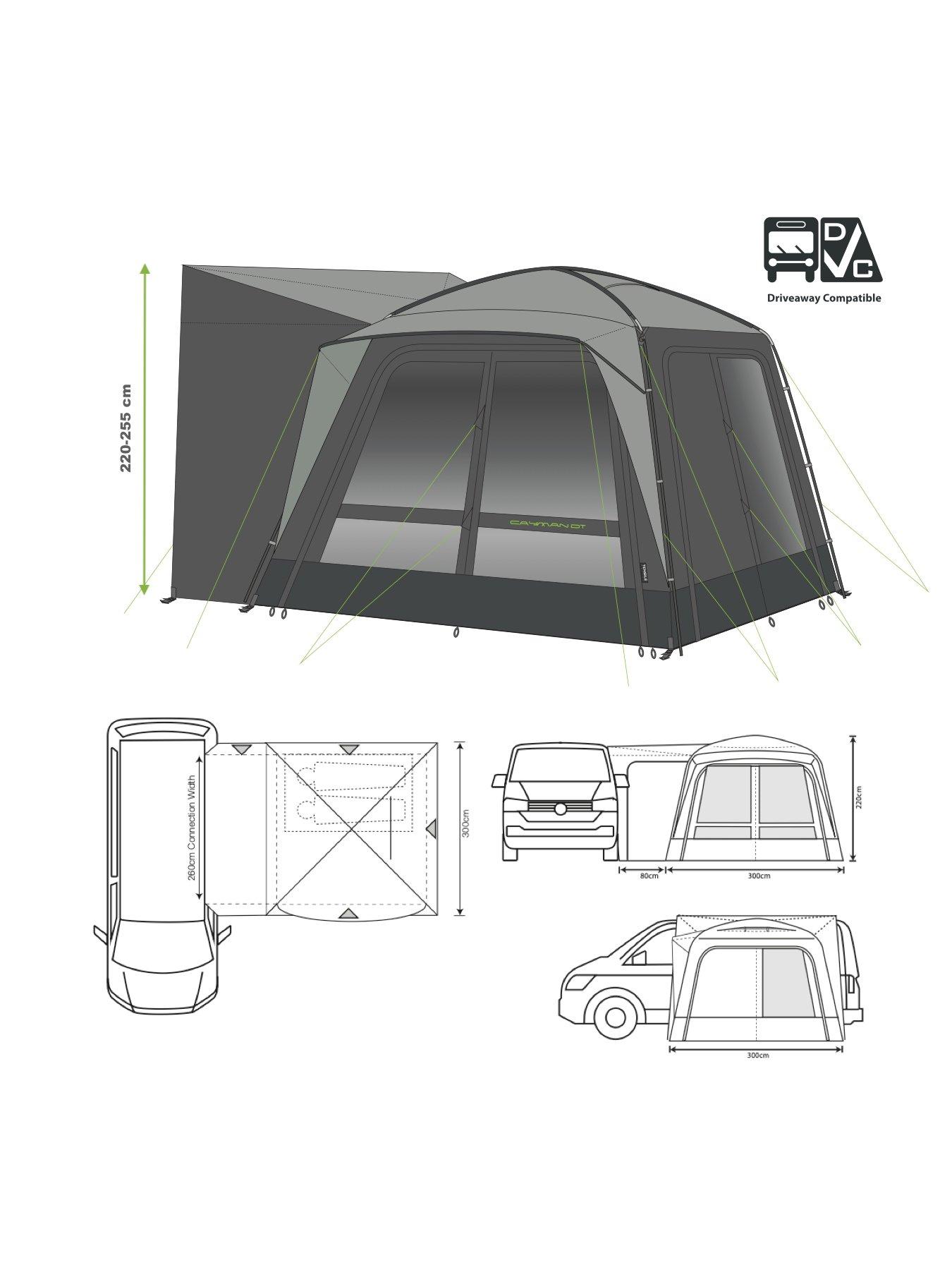 Image 4 of 4 of OUTDOOR REVOLUTION Cayman DT Mid (inc Footprint) Tent