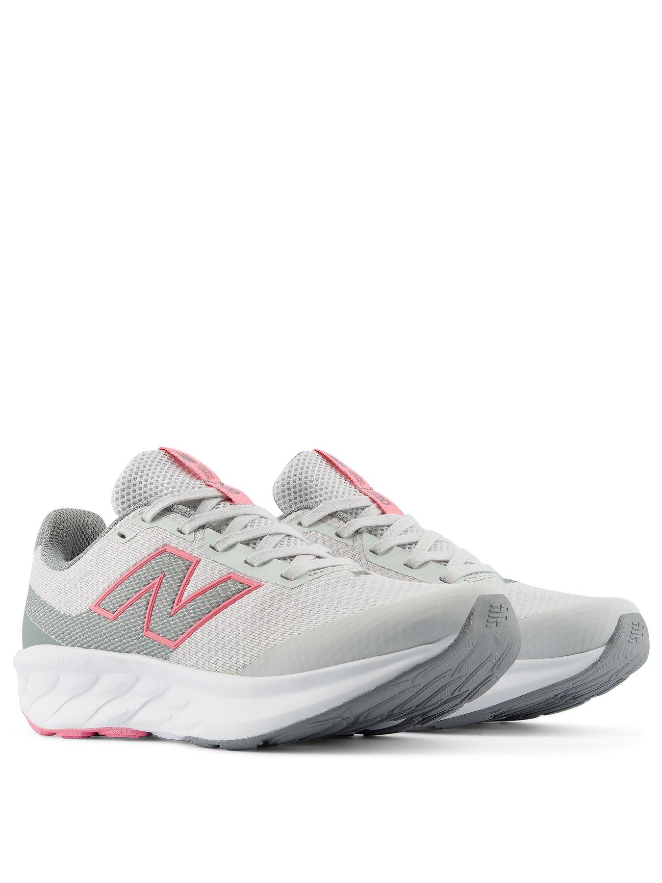 Image 2 of 4 of New Balance Girls' Running 520 V9 Trainers with Cushioned Midsole - Grey/Pink