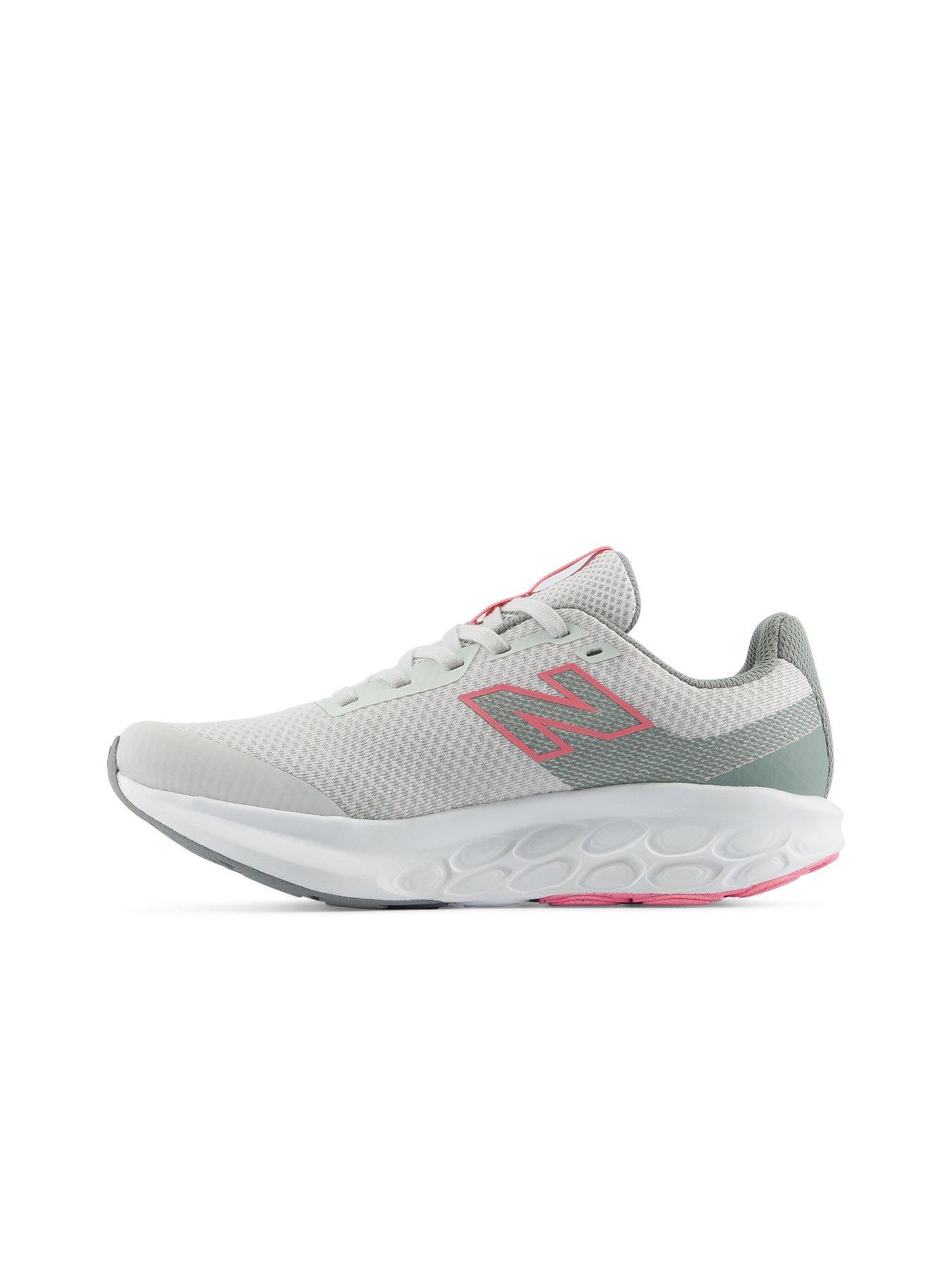 Image 4 of 4 of New Balance Girls' Running 520 V9 Trainers with Cushioned Midsole - Grey/Pink