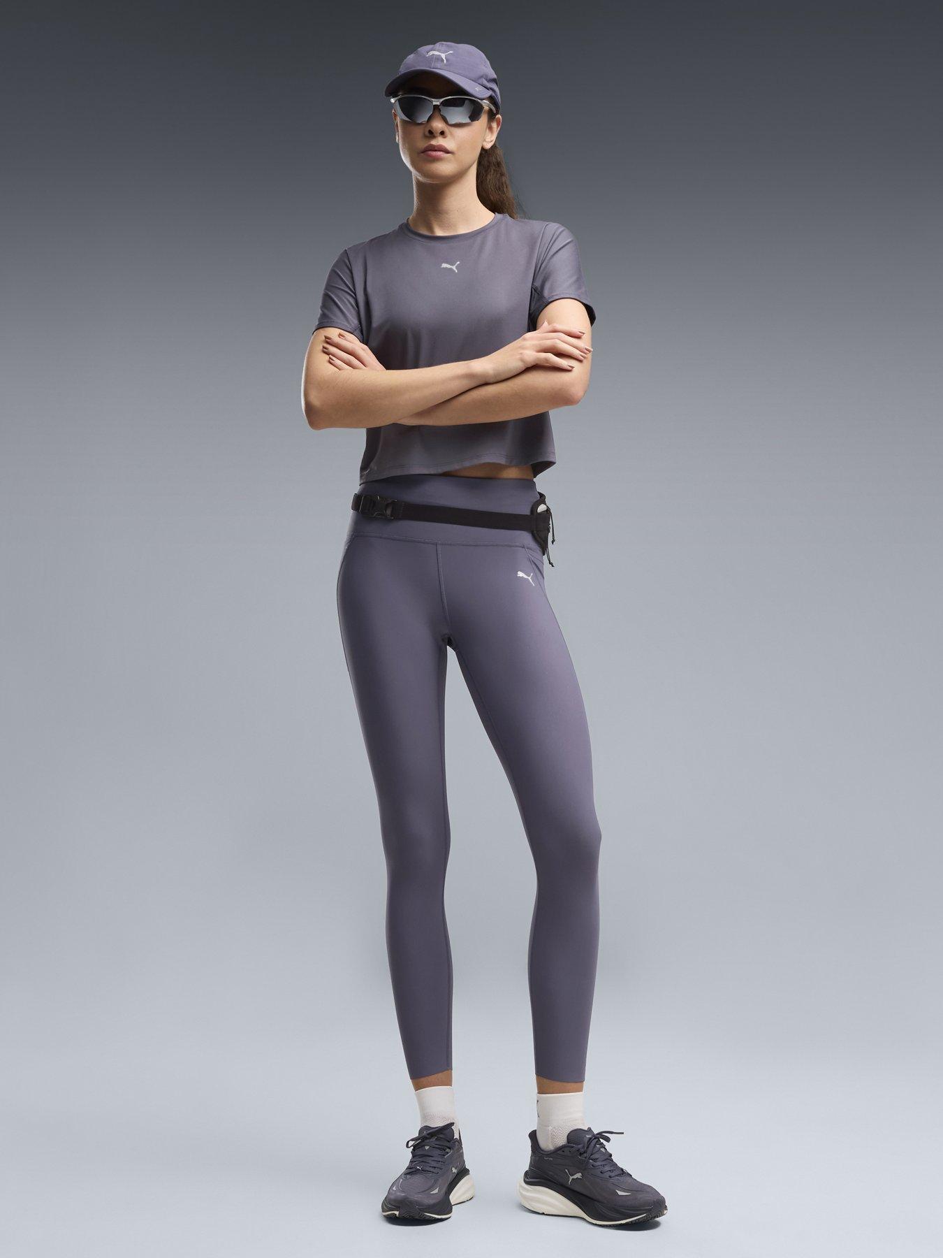 Image 3 of 5 of Puma Women's BRIGHTSTRIDE CLOUDSPUN Running T-Shirt - Navy