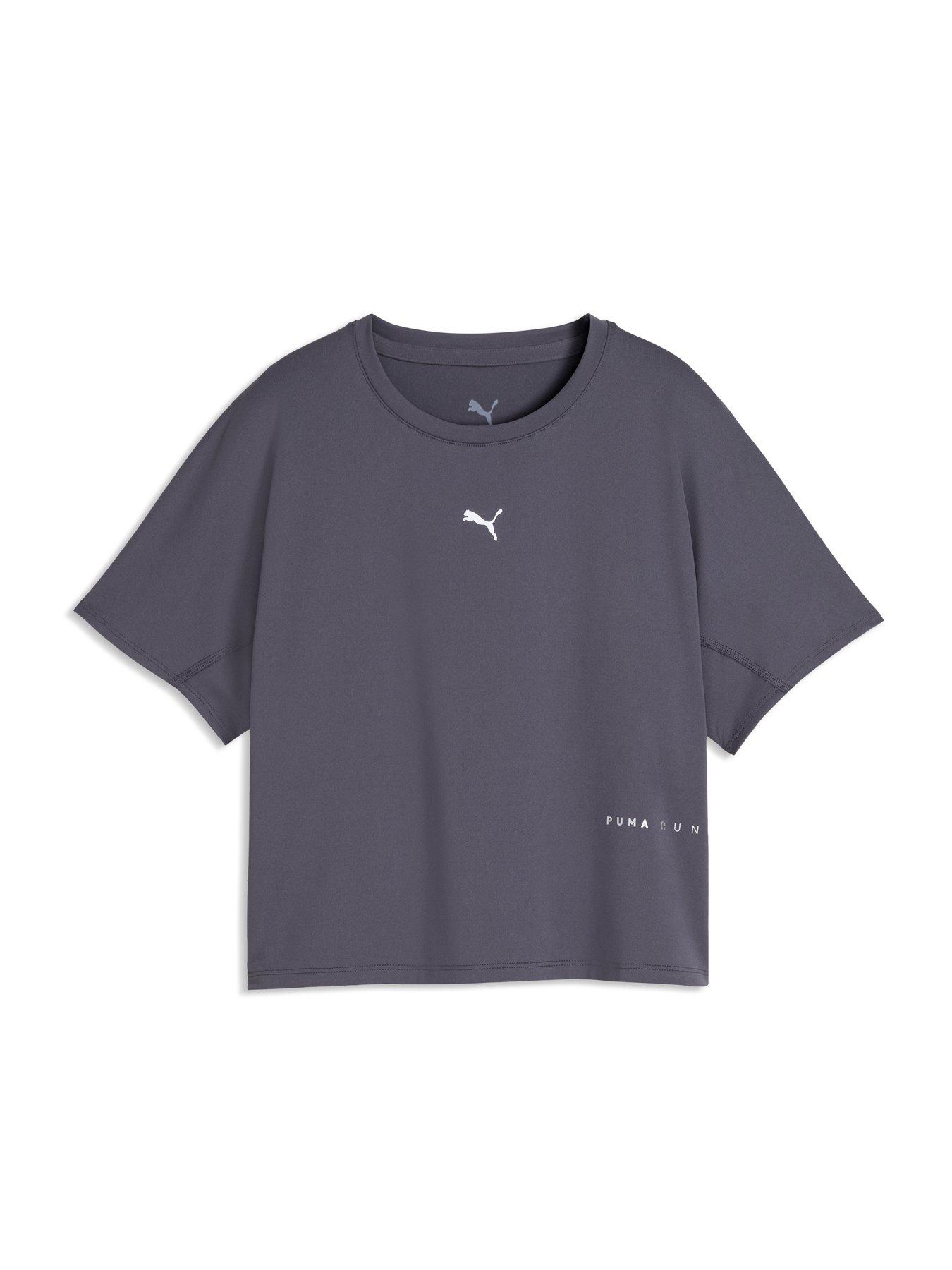 Image 4 of 5 of Puma Women's BRIGHTSTRIDE CLOUDSPUN Running T-Shirt - Navy