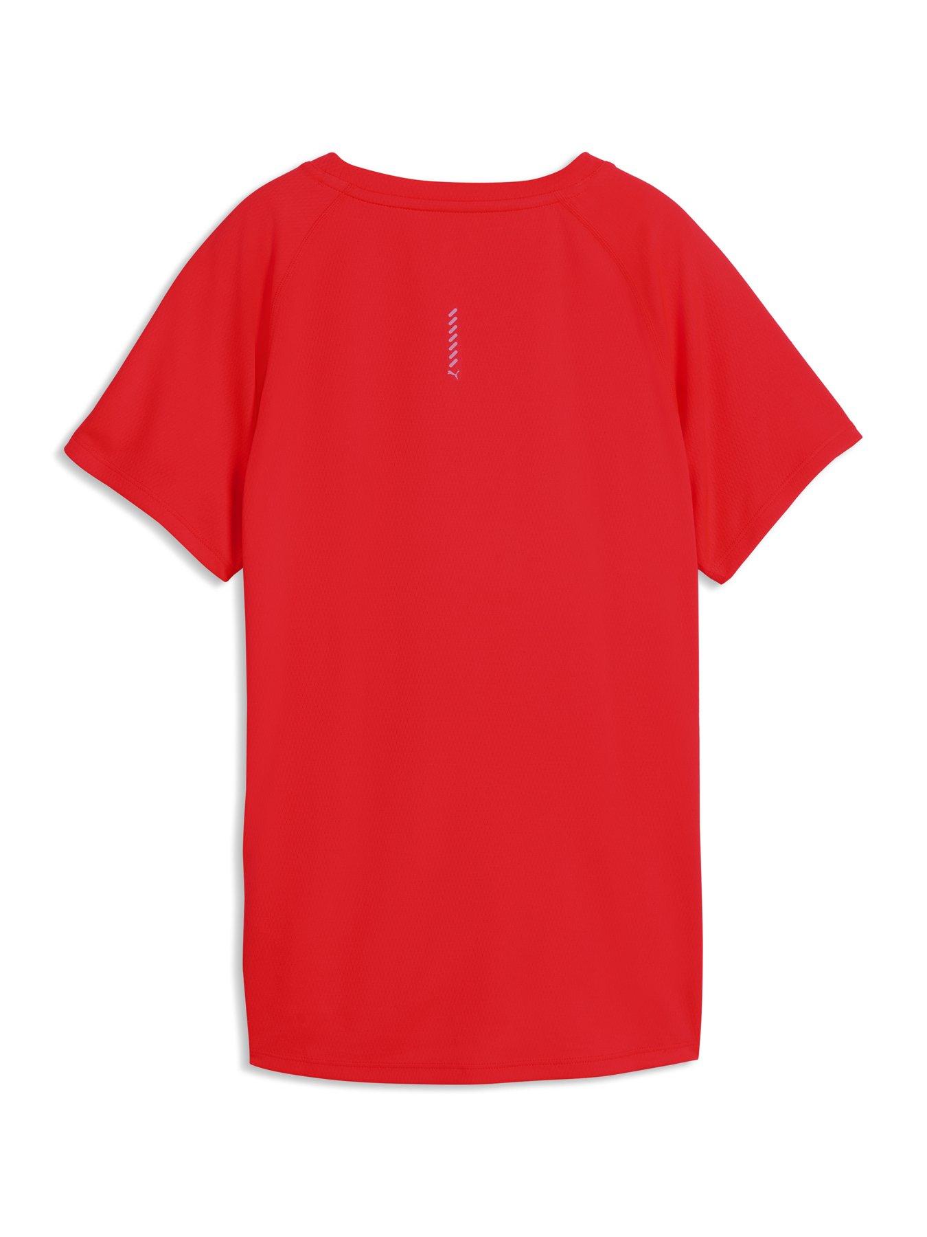 Image 5 of 5 of Puma Womens Running Velocity T-Shirt - Red