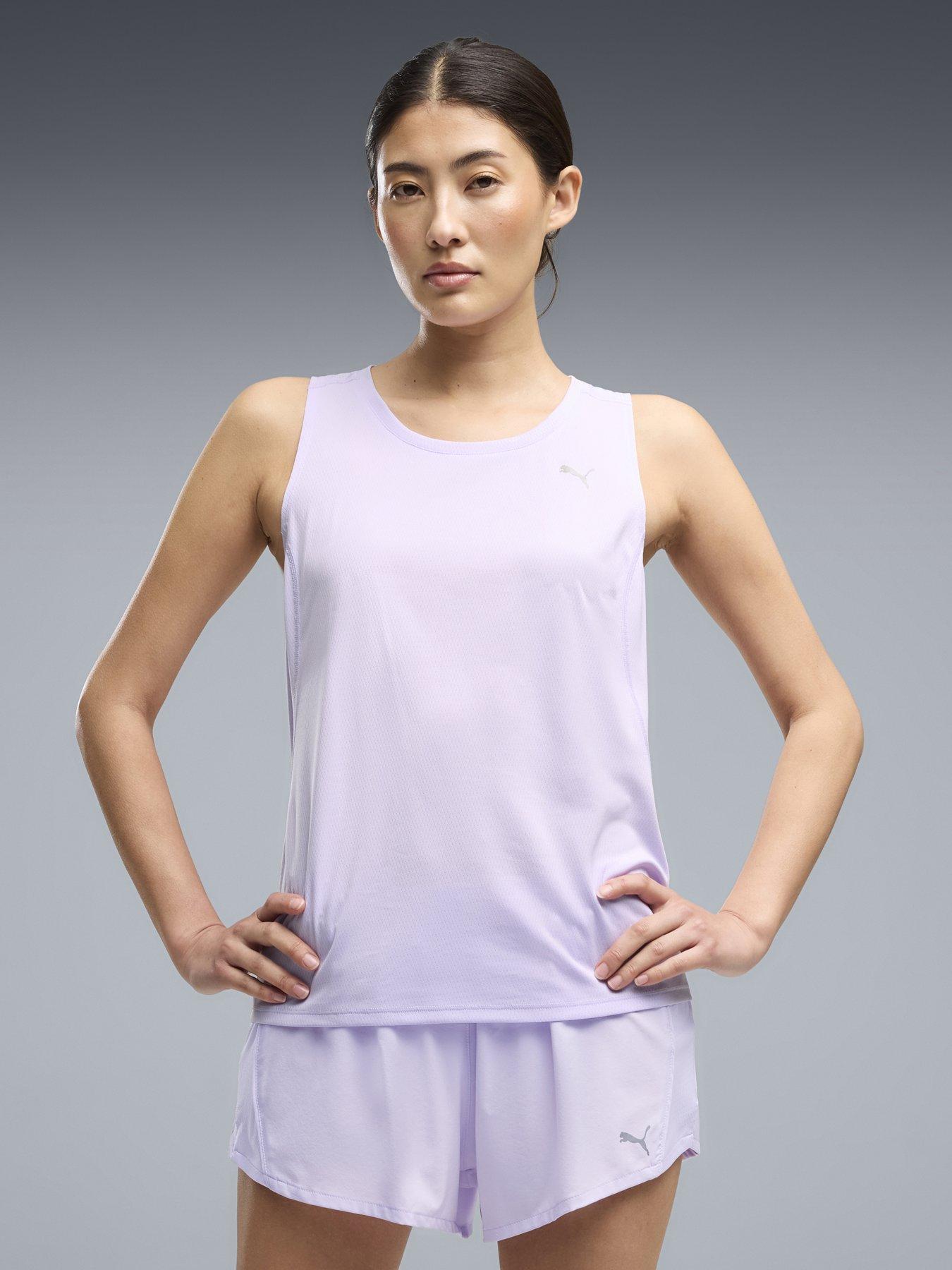 Image 1 of 5 of Puma Womens Running Velocity Tank - Purple