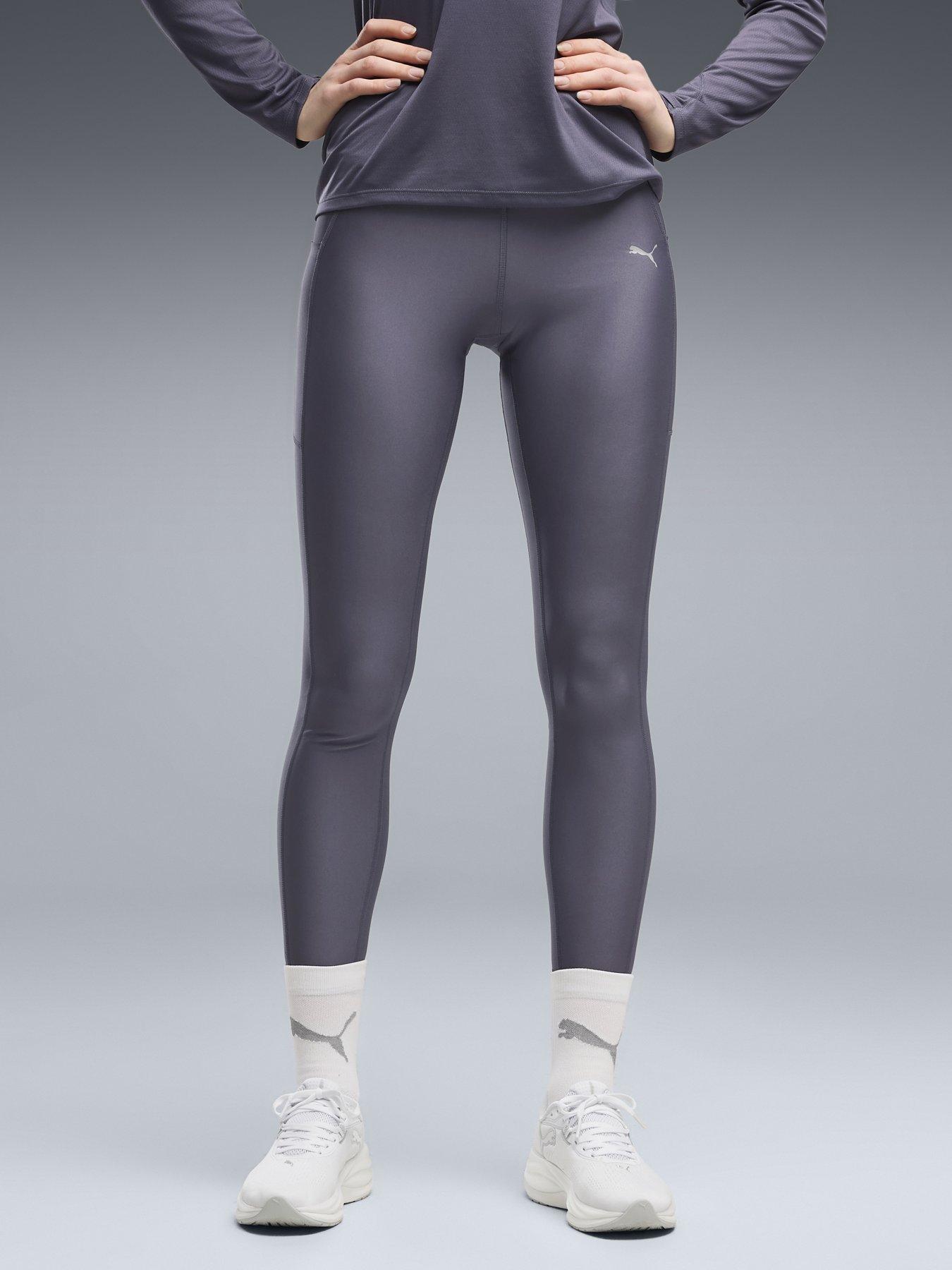 Puma Women's VELOCITY Full Length Running Tights - Navy