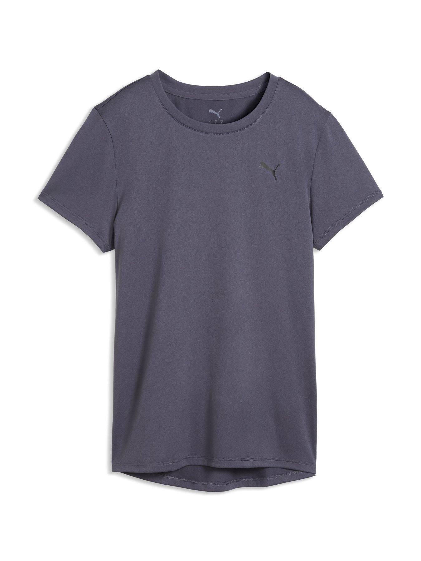 Puma Women's Train All Day Essentials Crew Neck Training T-Shirt - Purple