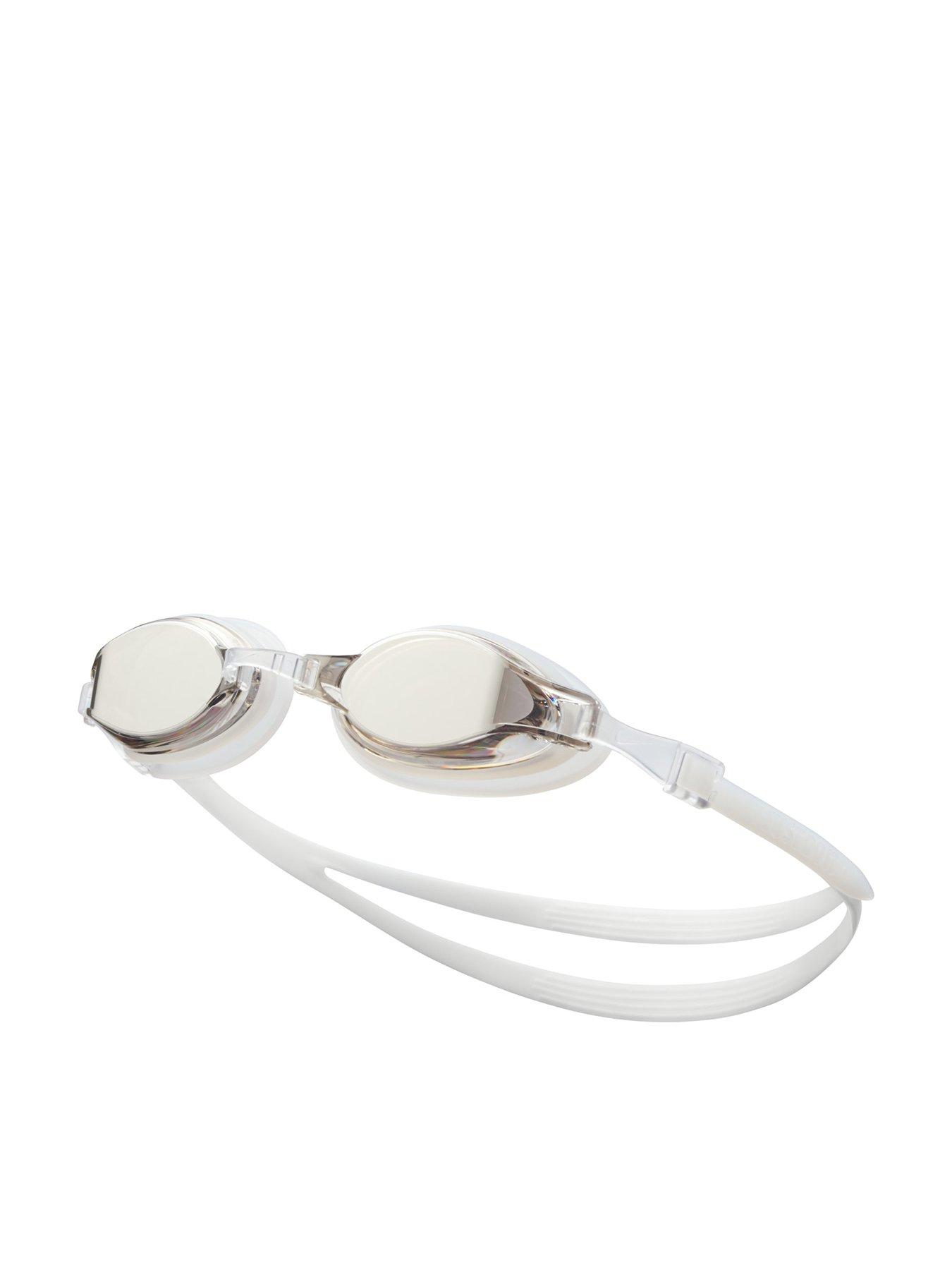 Image 1 of 1 of Nike Unisex Swimming Chrome Mirrored Goggle - White