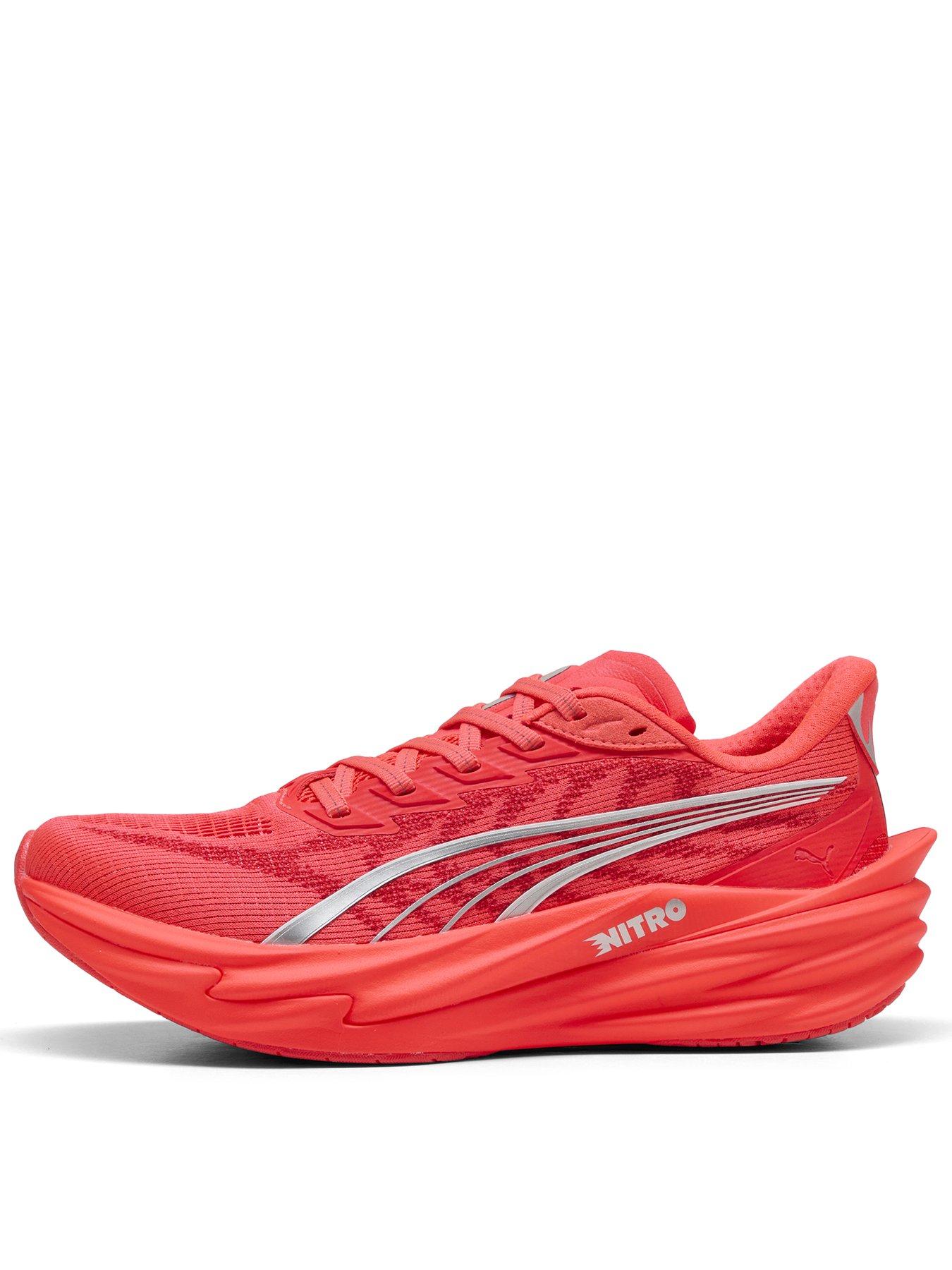 Puma Womens Deviate Nitro 4 Running Shoe - Red