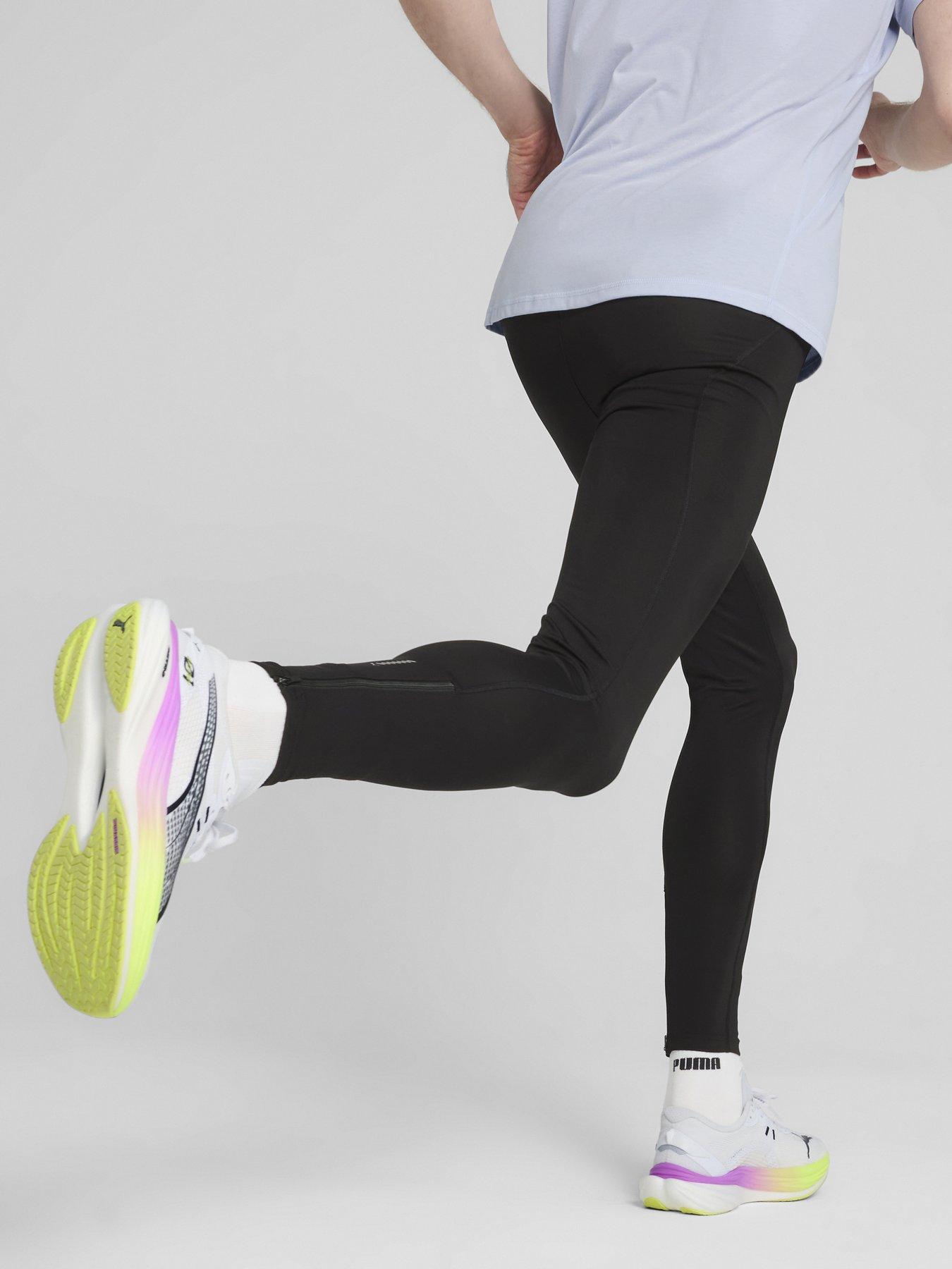 Image 2 of 7 of Puma Mens Running Run Velocity Fl Tight - Black