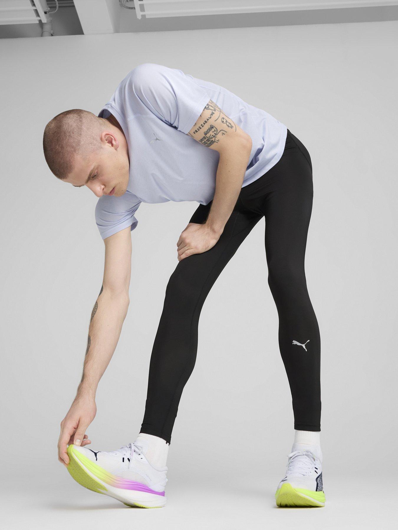 Image 3 of 7 of Puma Mens Running Run Velocity Fl Tight - Black