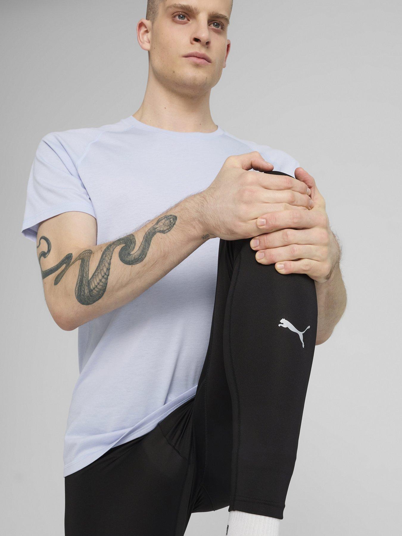 Image 4 of 7 of Puma Mens Running Run Velocity Fl Tight - Black