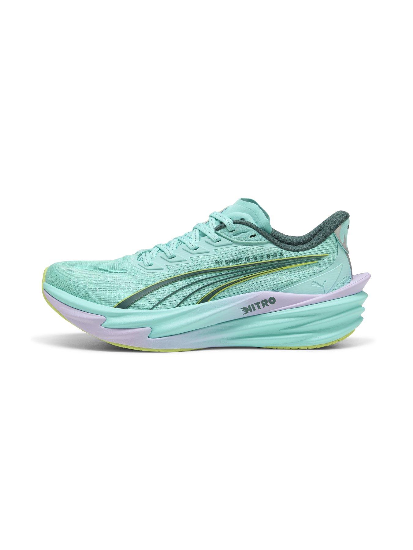 Image 6 of 6 of Puma Womens Deviate Nitro 4 X Hyrox Running Shoe - Green