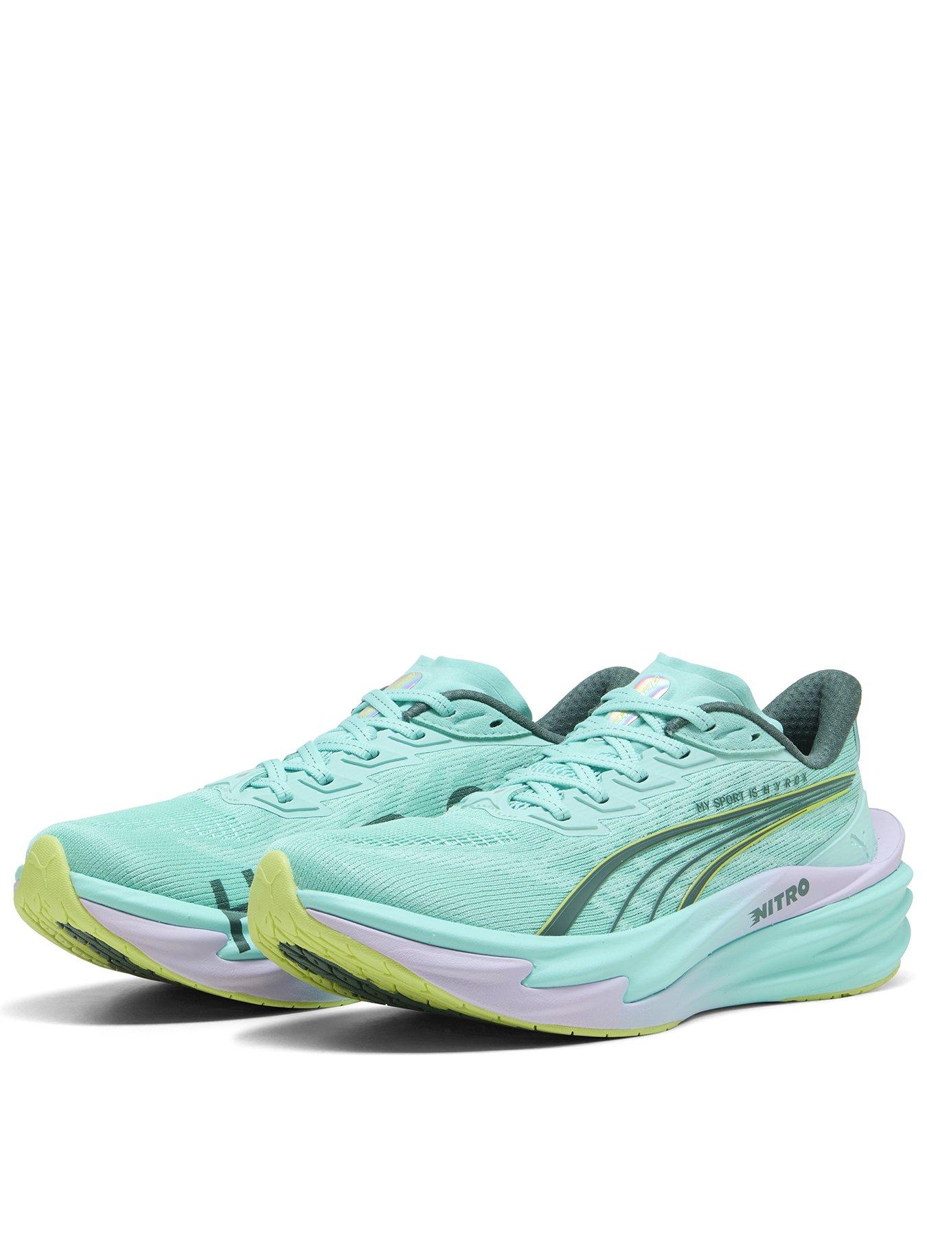 Puma Womens Deviate Pure Nitro Running Shoe - Green