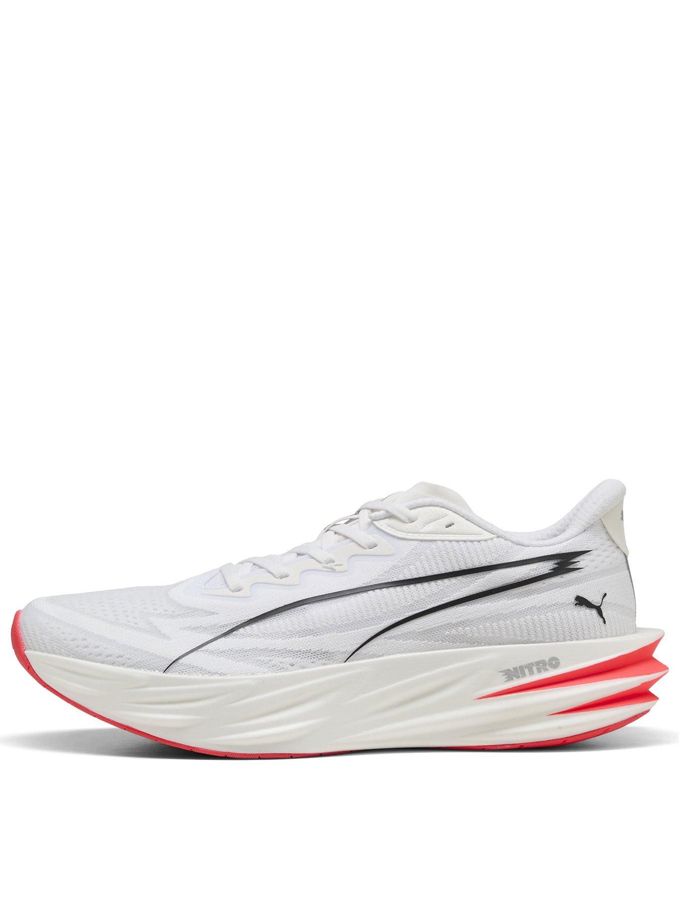 Puma Mens Deviate Pure Nitro Running Shoe - White